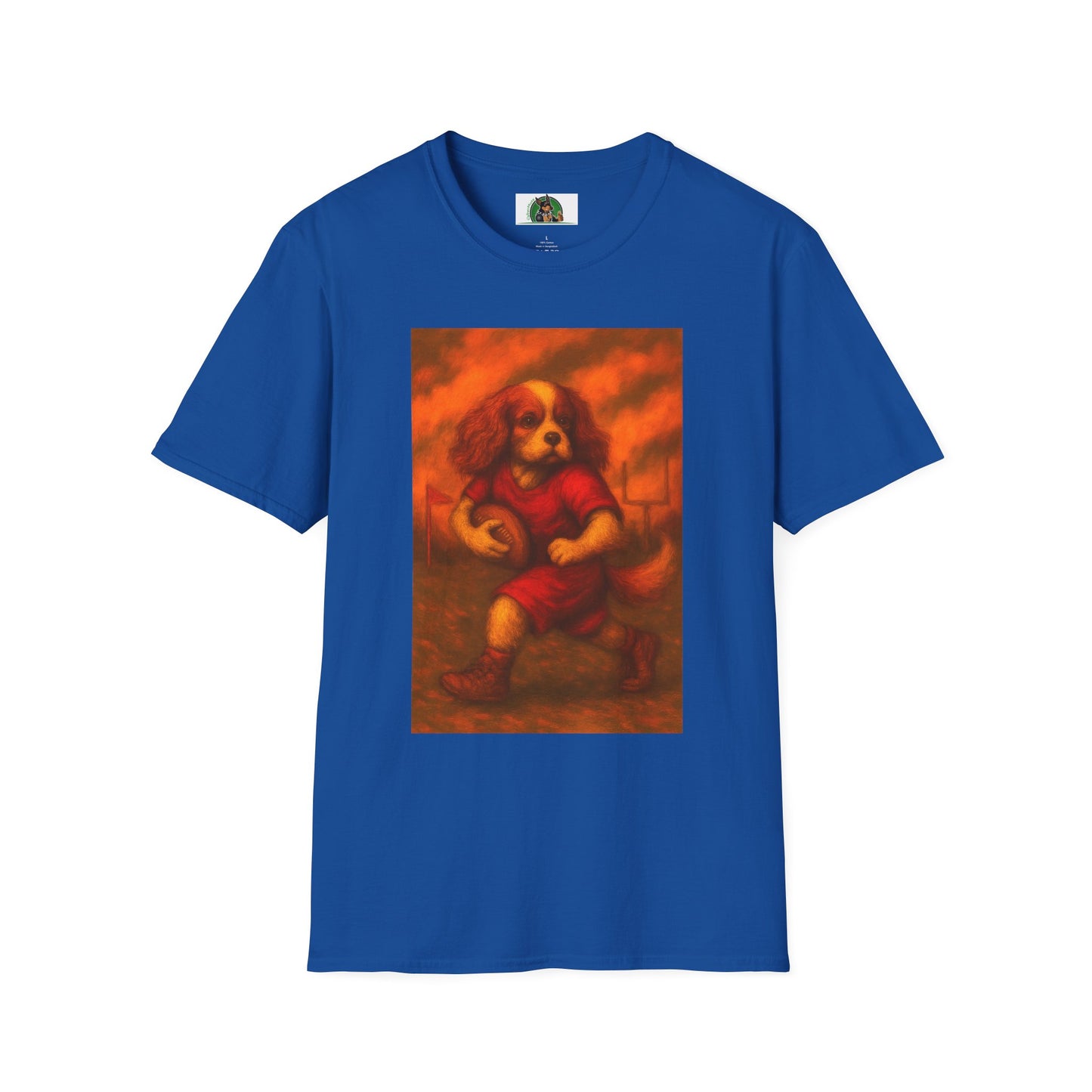 Unisex T-Shirt Cavalier King Charles Football Sports Design T-Shirt Printify Royal XS