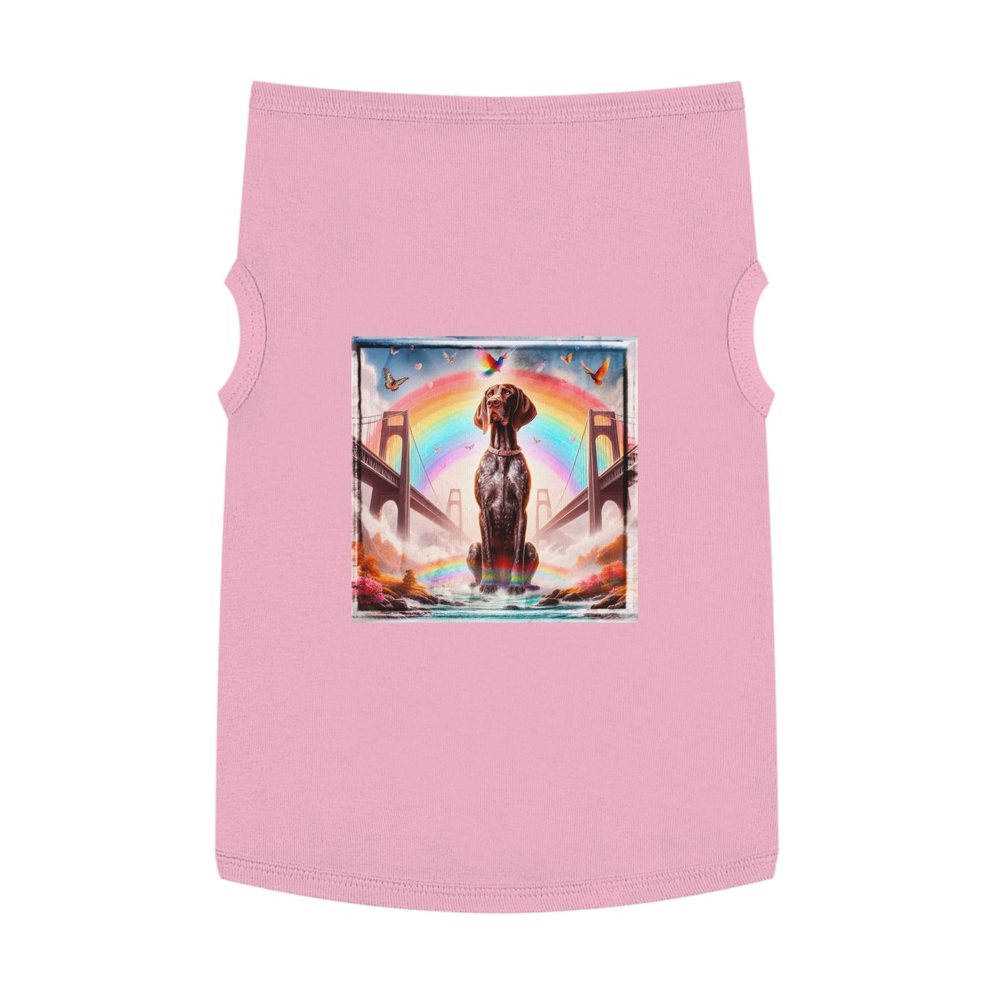 Pet Tank Top German Shorthaired Pointer Pets Printify XL Pink 