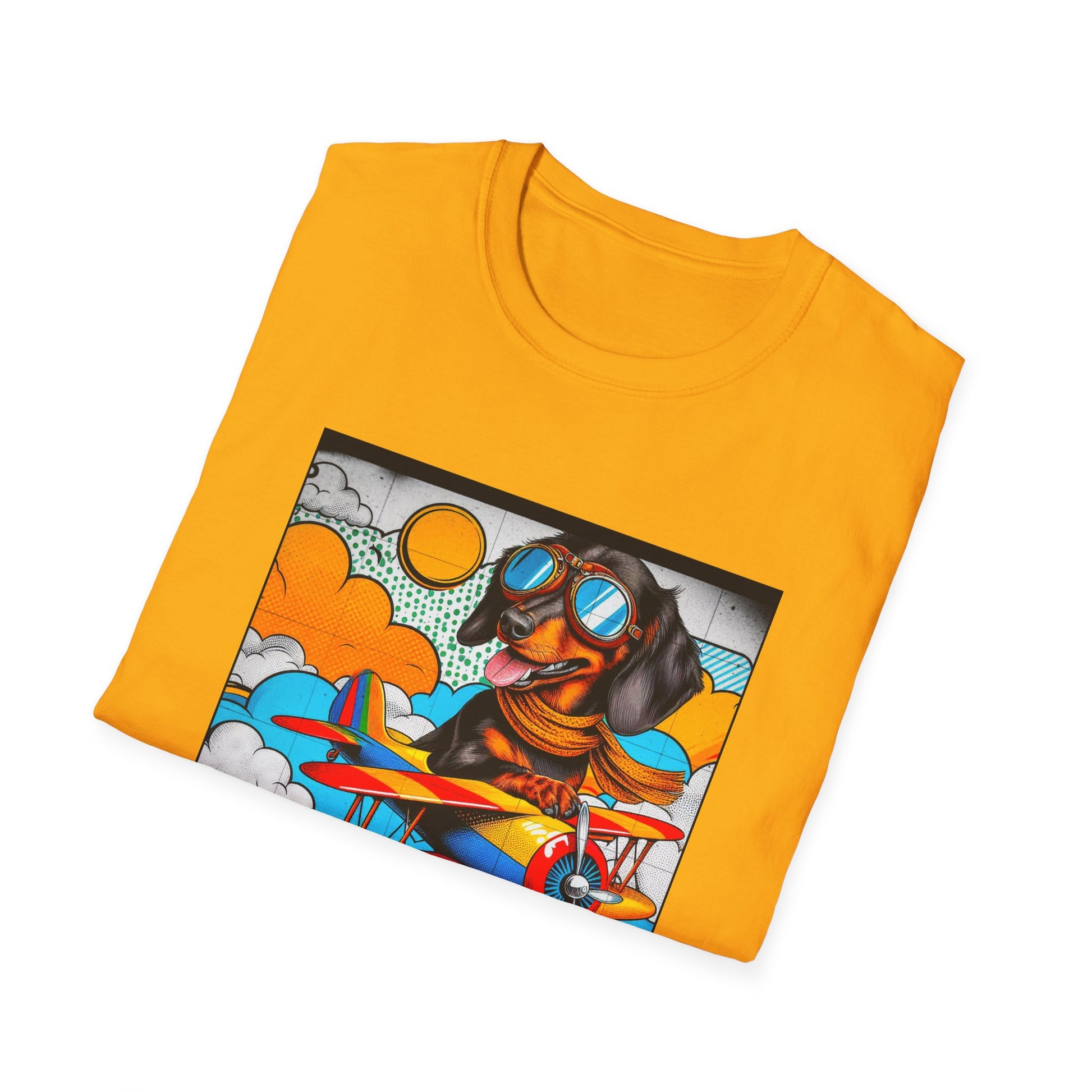 Wacky Dachshund T-Shirt Printify   