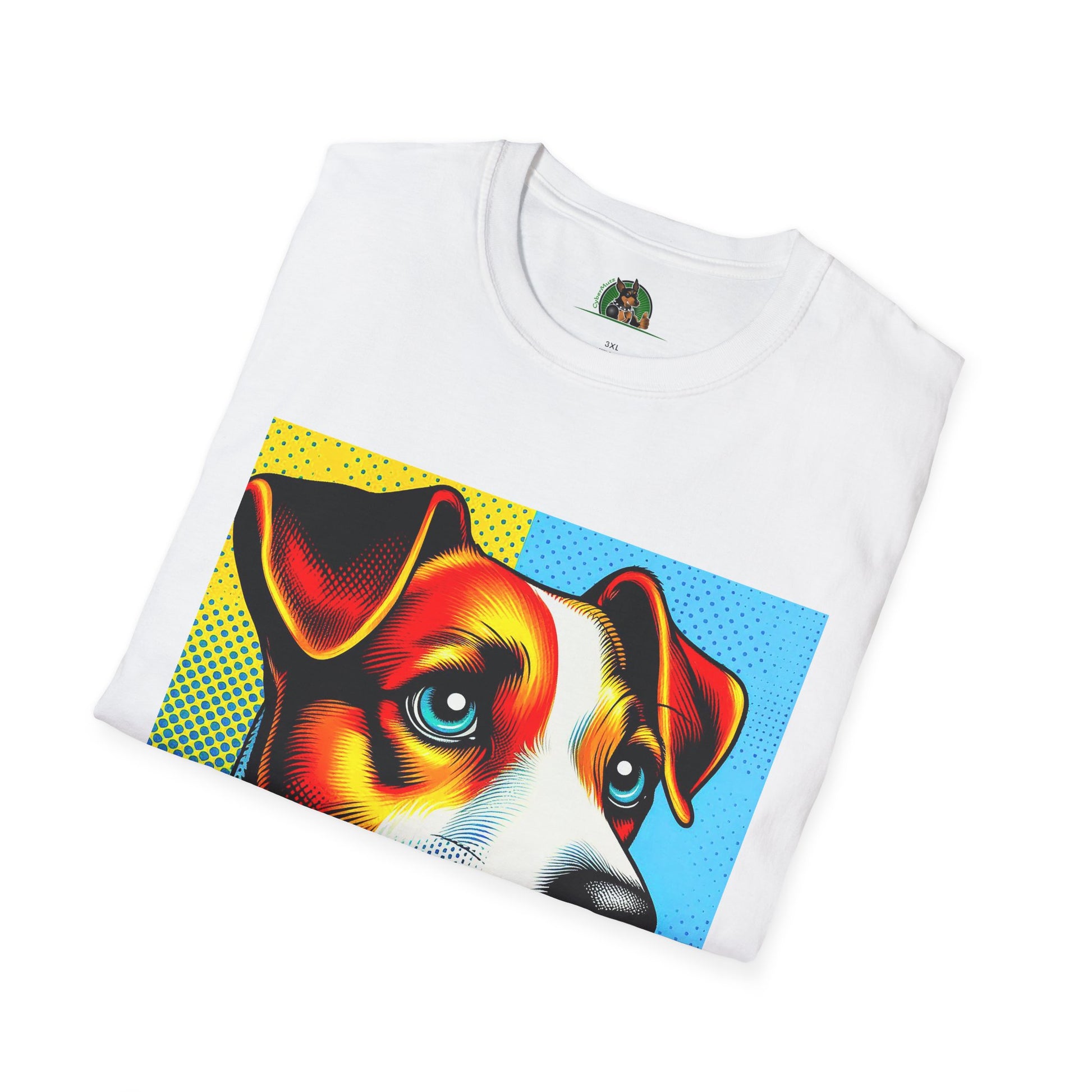 Jack Russell Colorful Pop Art T-Shirt Printify