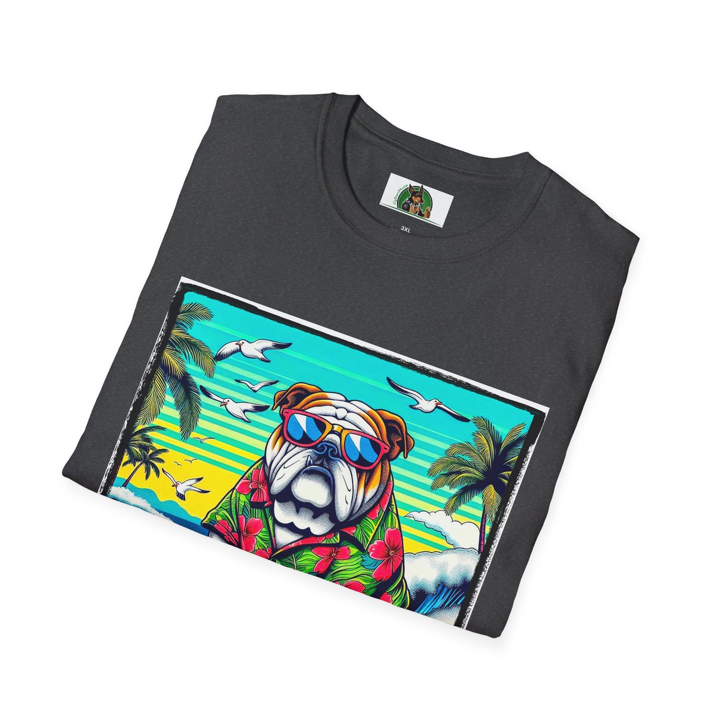 Bulldog T-Shirt Printify