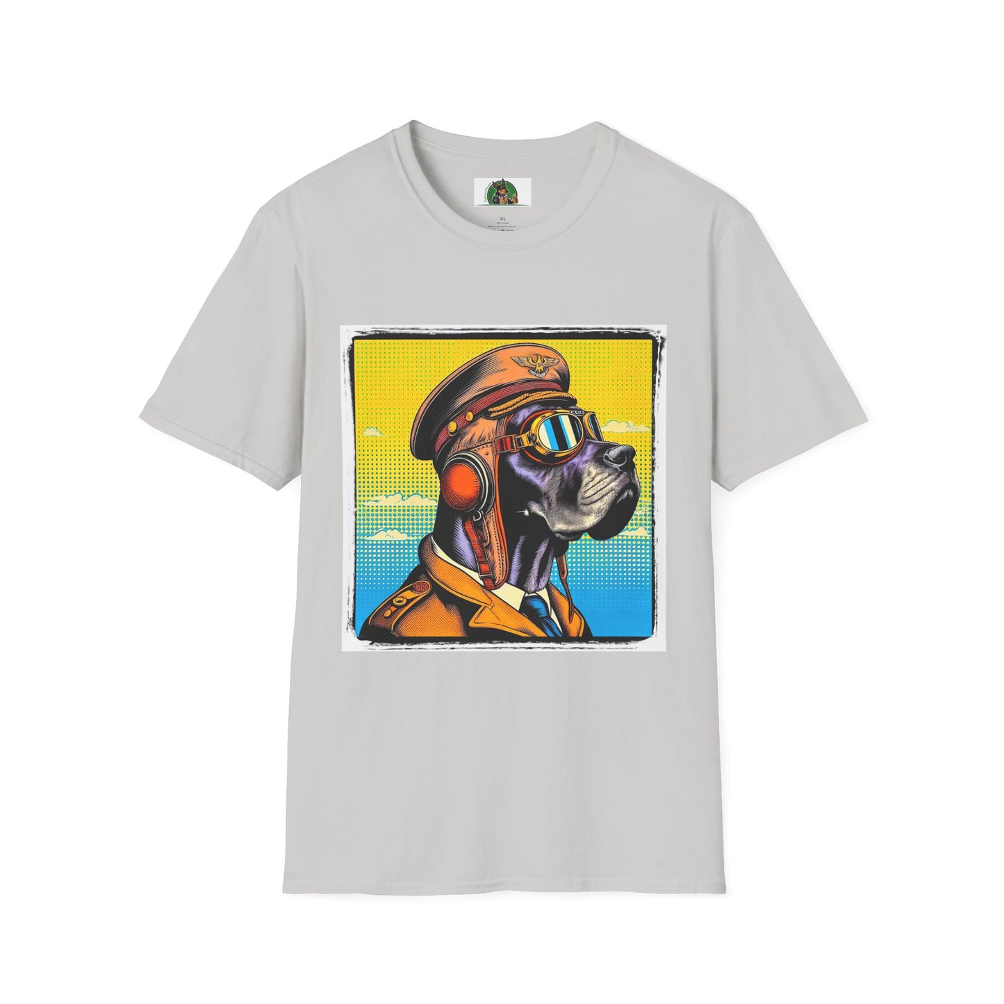 Great Dane T-Shirt Printify S Ice Grey