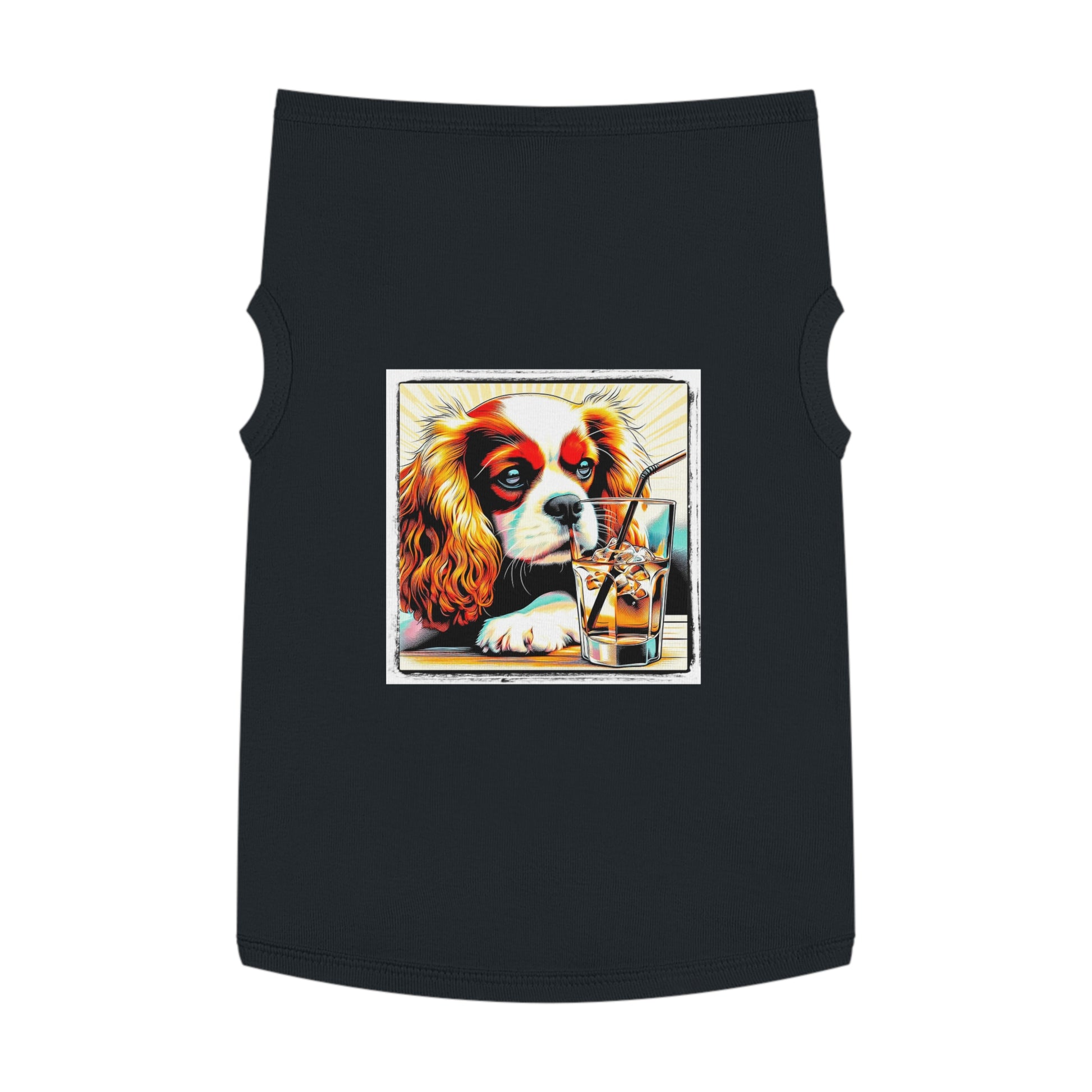 Pet Tank Top Cavalier King Charles Spaniel Pets Printify