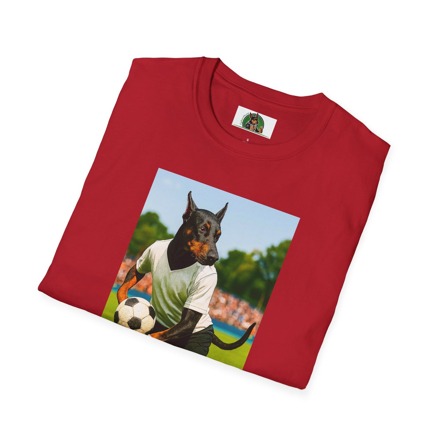 Soccer Doberman Sports T-Shirt