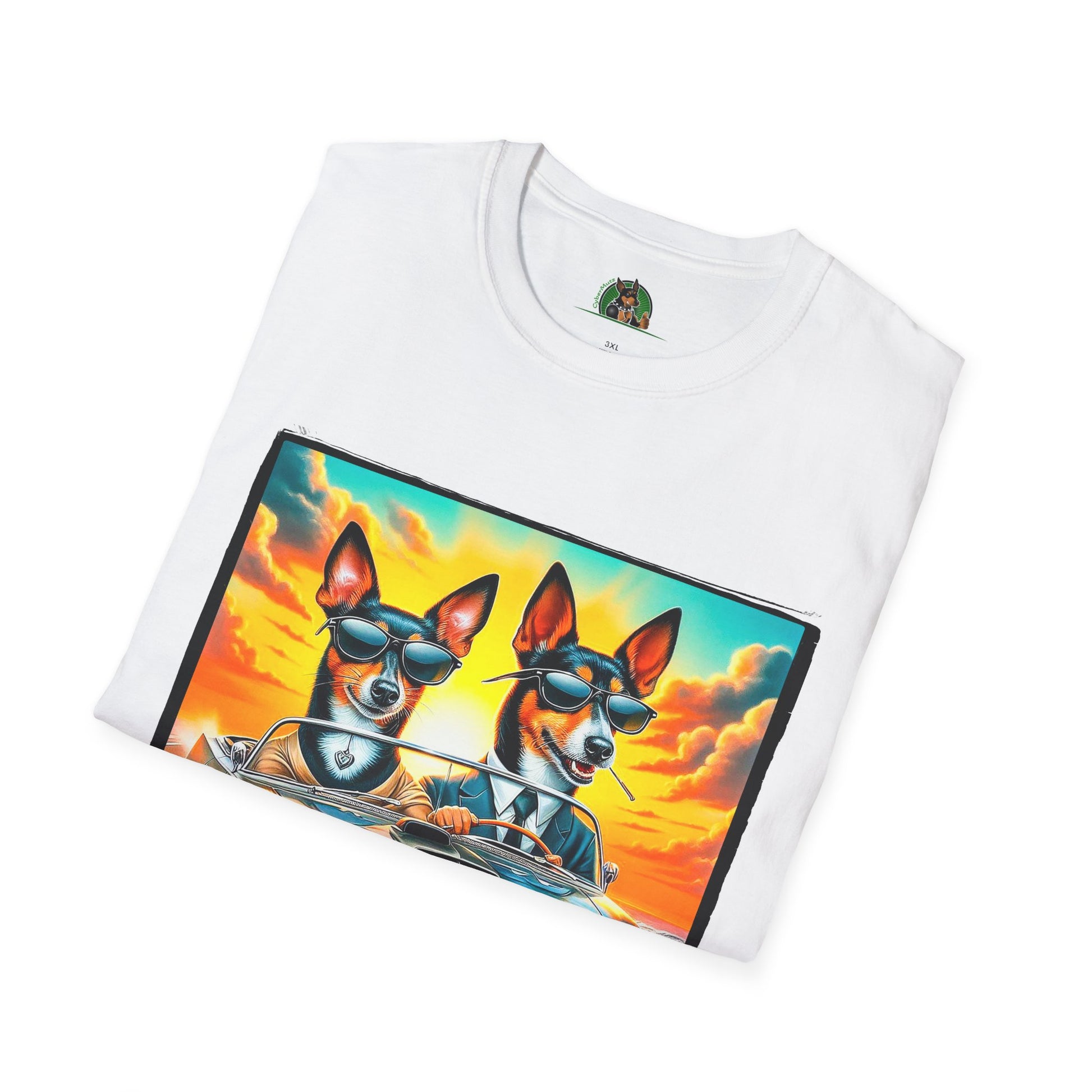 Wacky Rat Terrier T-Shirt T-Shirt Printify   