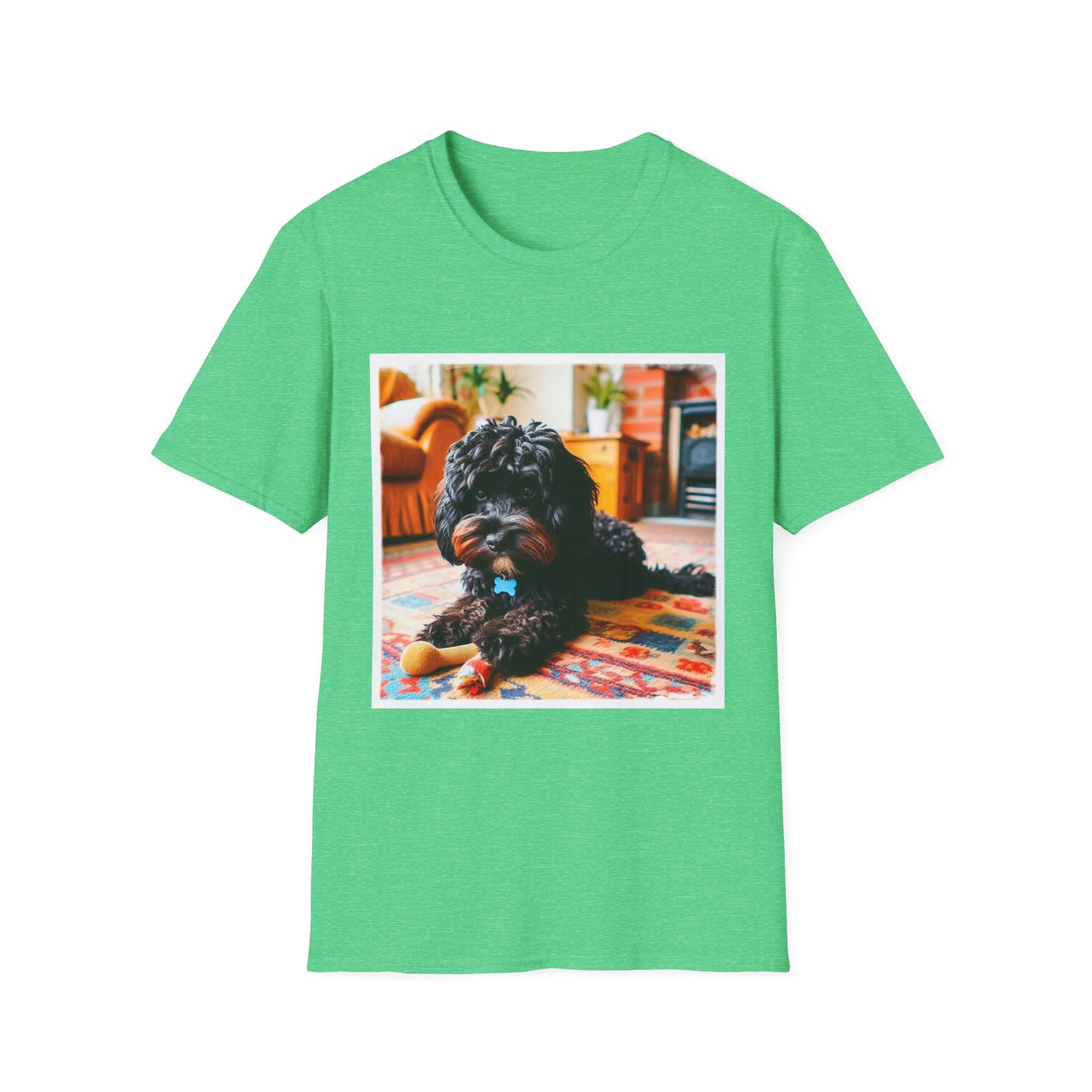 CockerPoo T-Shirt Printify S Heather Irish Green