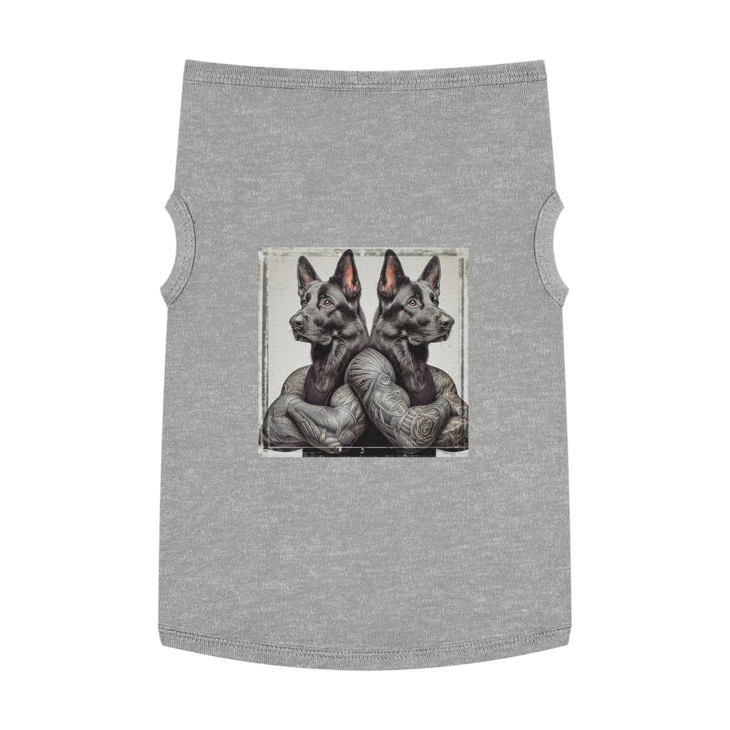 Pet Tank Top German Shepherd Pets Printify XL Heather 