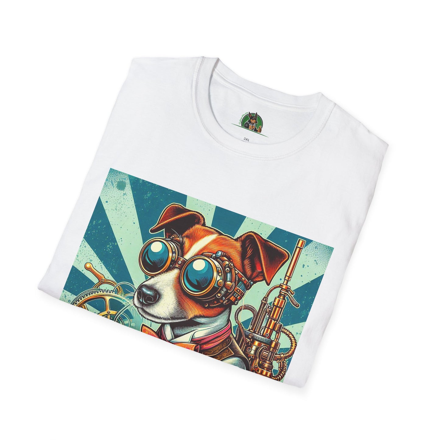 Jack Russell Steampunk Working T-Shirt Printify