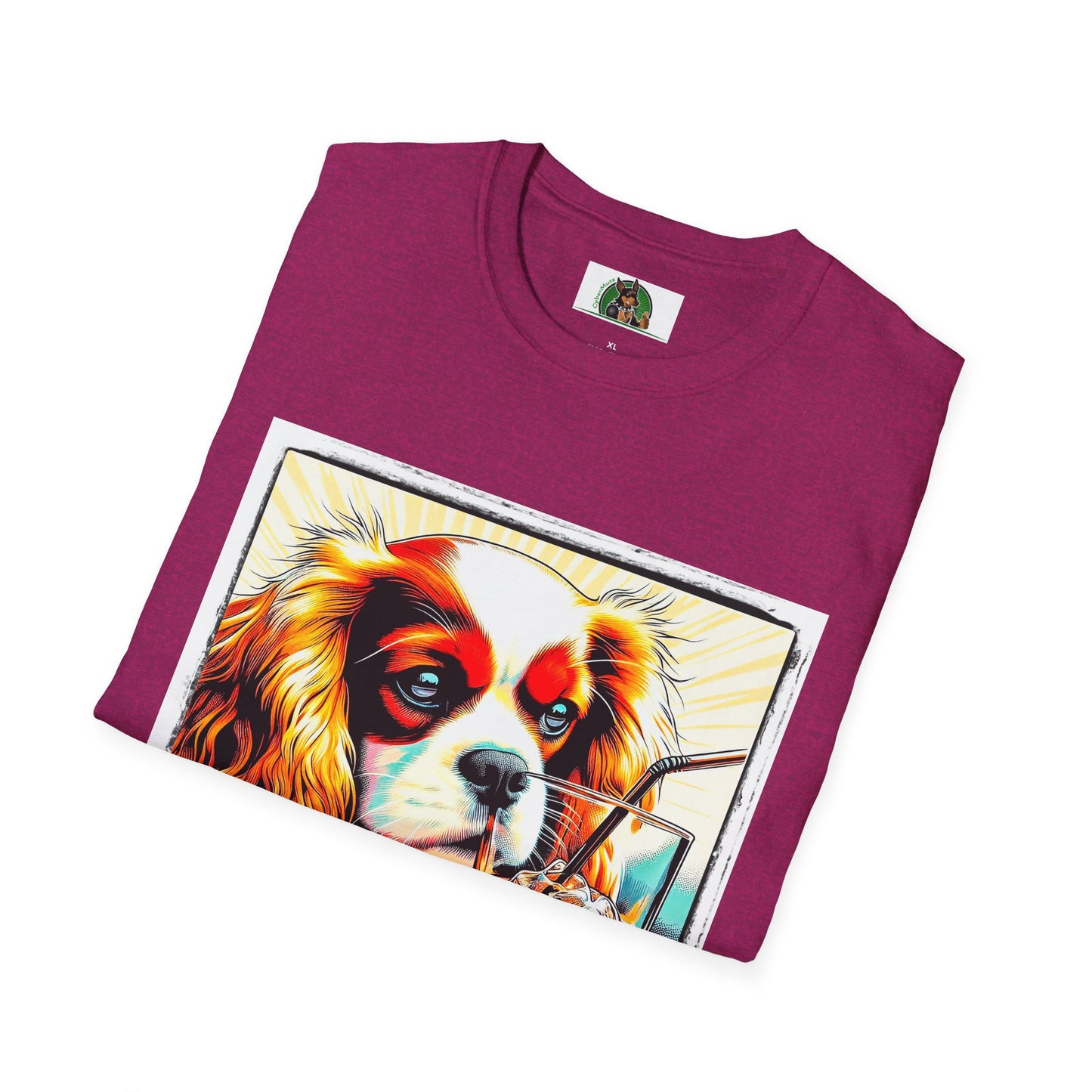 Cavalier King Charles Spaniel Sipping Tea TShirt