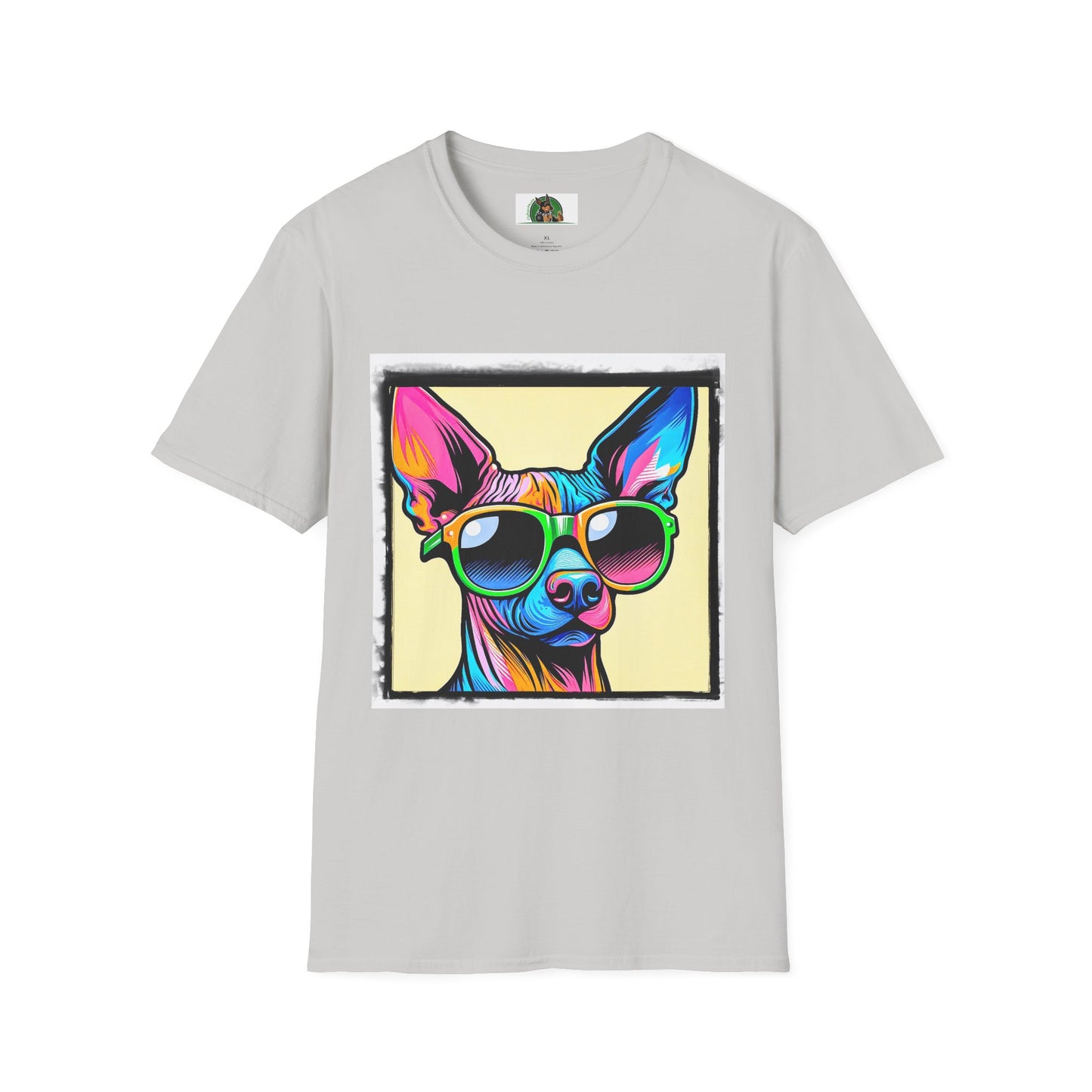 Mexican Hairless Dog T-Shirt Printify S Ice Grey 