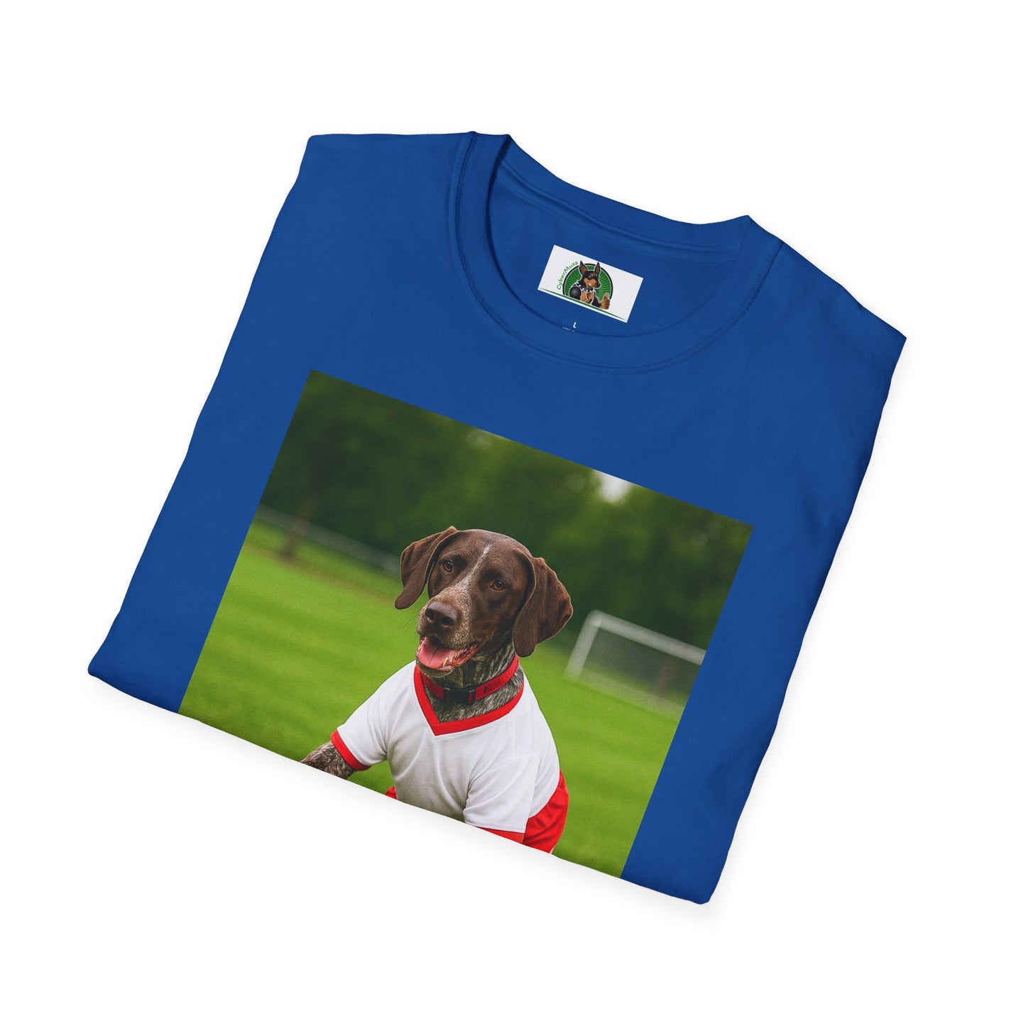 Soccer Sports German Shorthair T-Shirt T-Shirt Printify