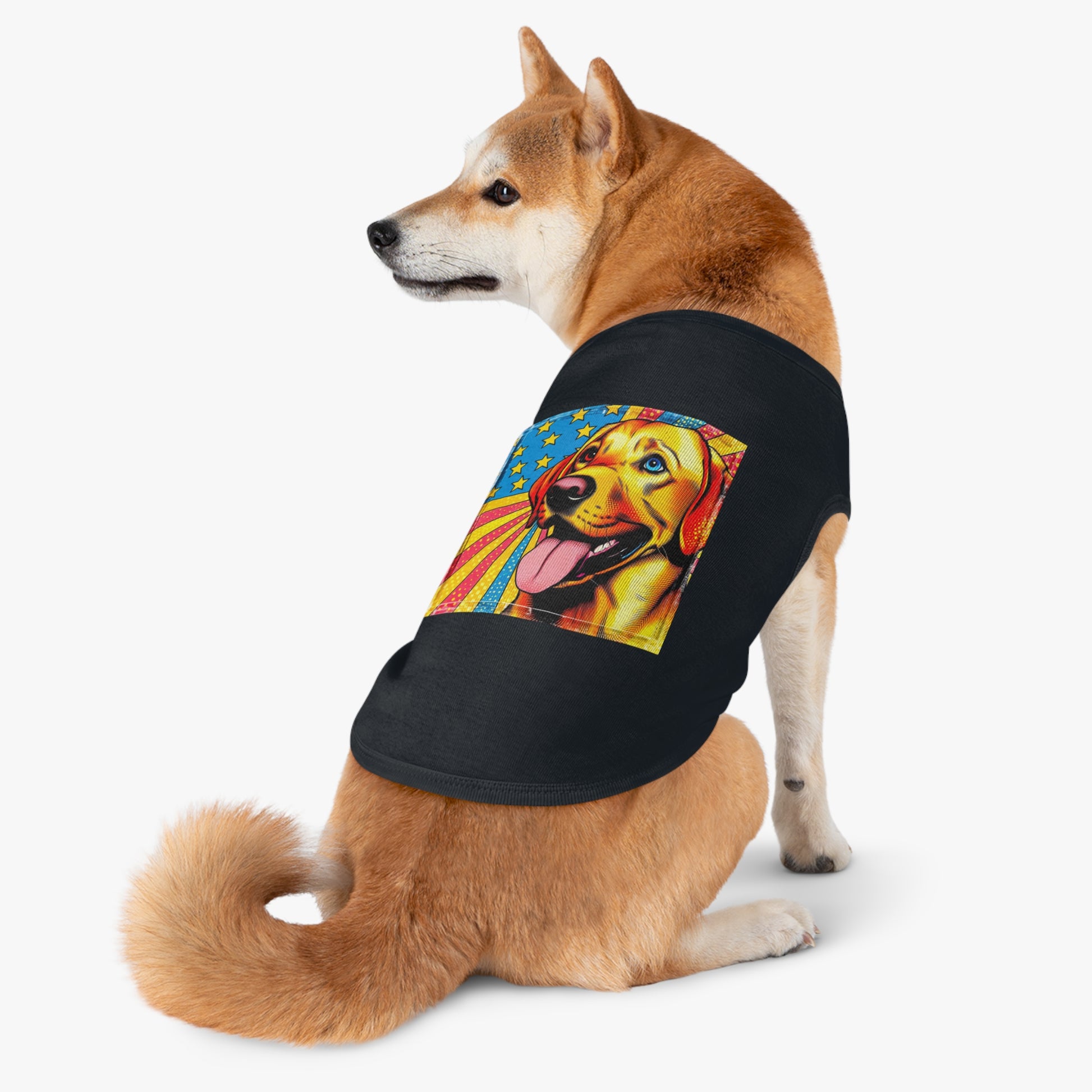 Labrador Retriever Stars and Stripes shirt Pets Printify