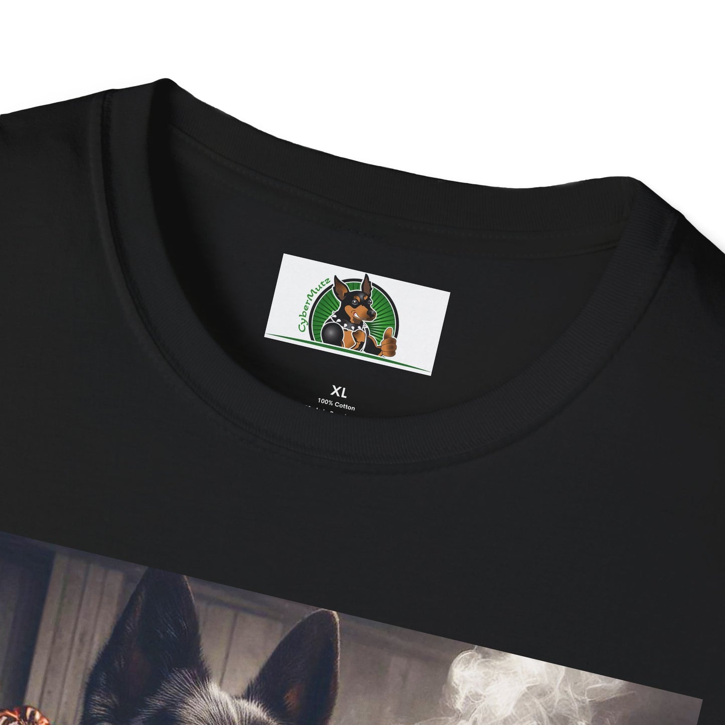 German Shepherd playing poker shirt T-Shirt Printify