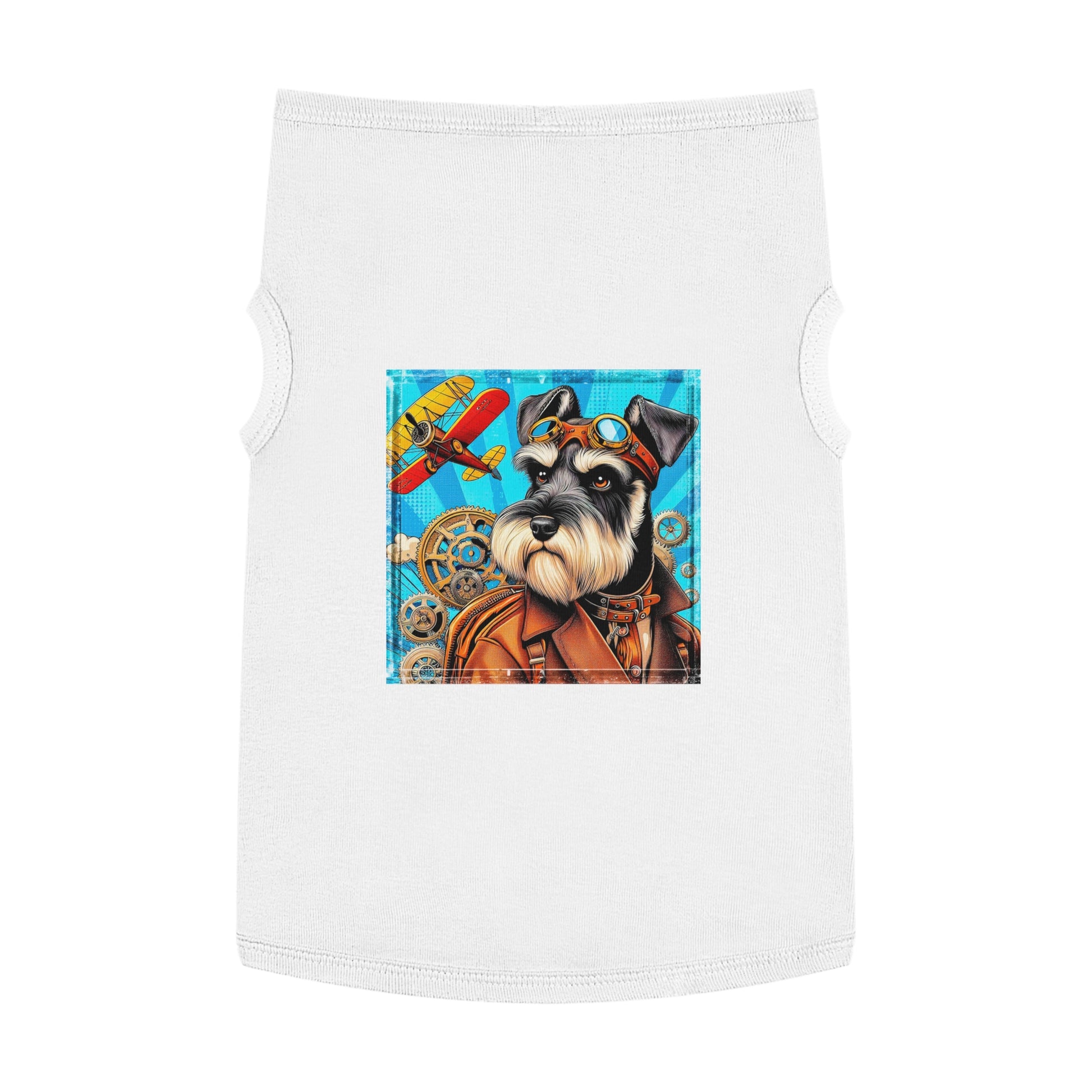 Pet Tank Top Miniature Schnauzer Pets Printify   