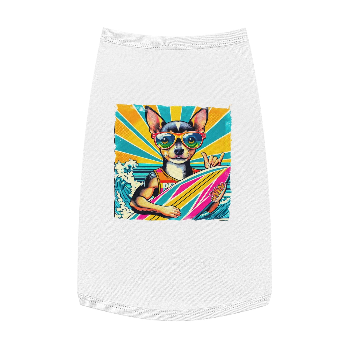 Pet Tank Top Chihuahua Pets Printify L White