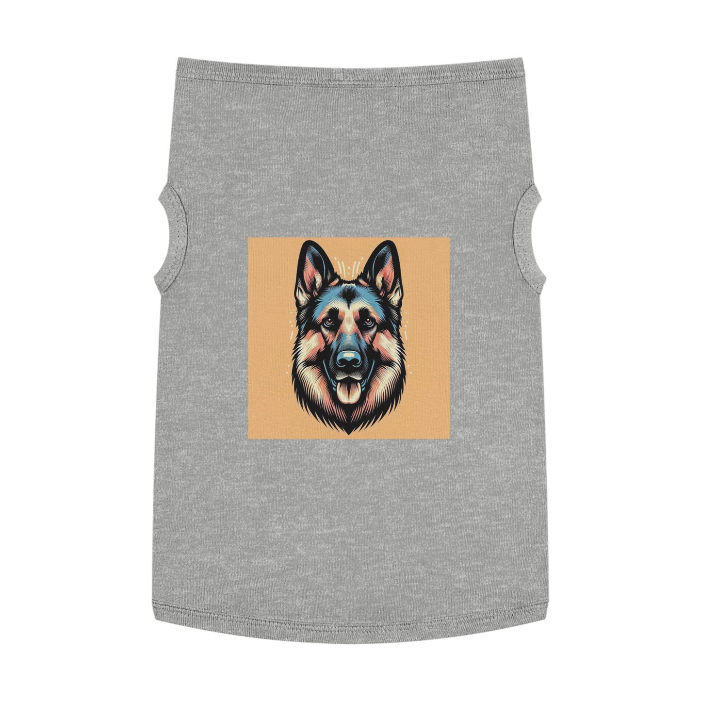 Pet Tank Top German Shepherd Pets Printify XL Heather 