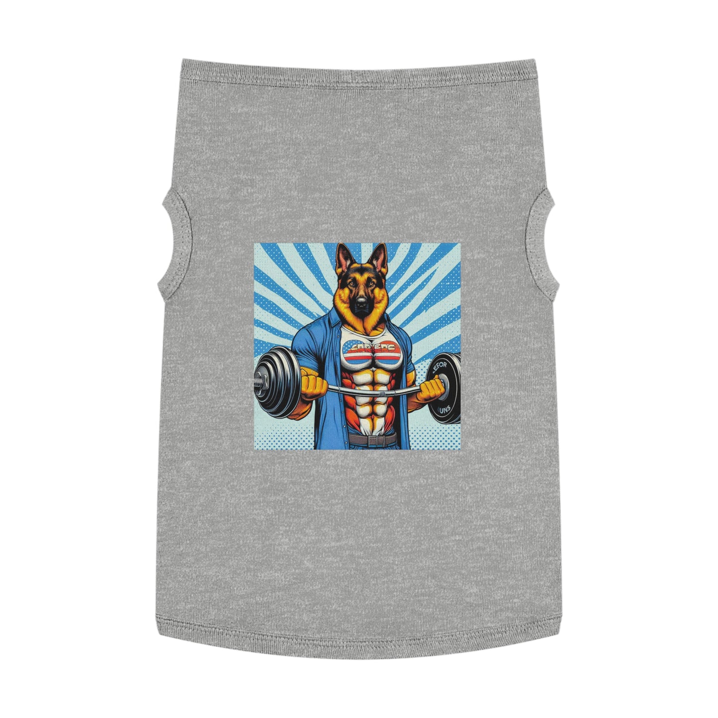 Pet Tank Top German Shepherd Pets Printify XL Heather 