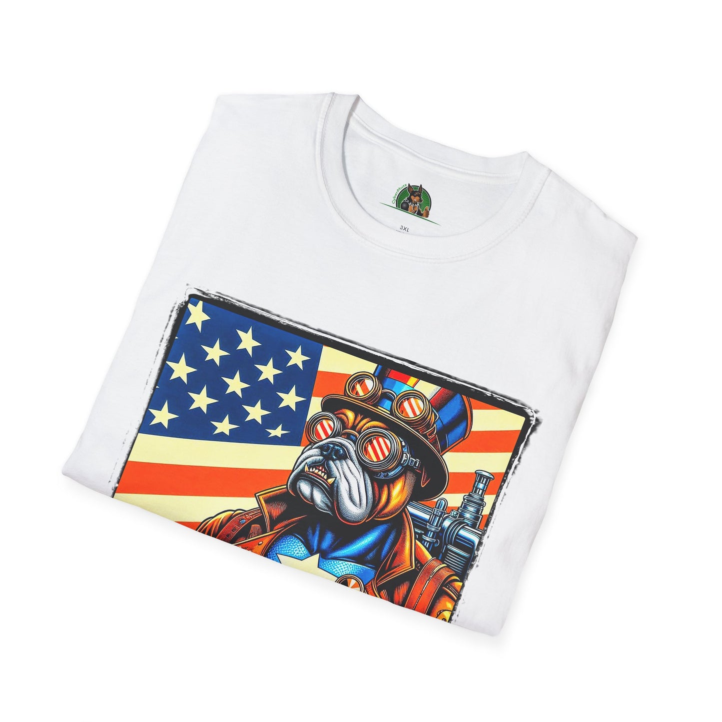 Bulldog T-Shirt Printify   