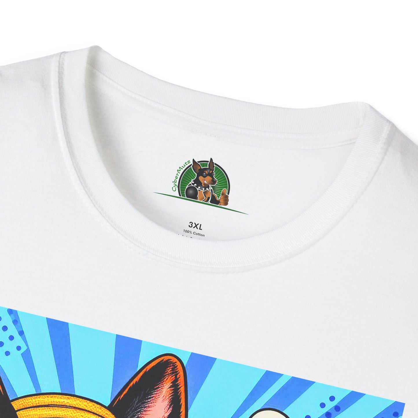 German Shepherd beach puppy shirt T-Shirt Printify