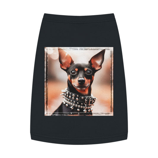 Dog Tank Top - Min Pin Tank Tops Pets Printify   