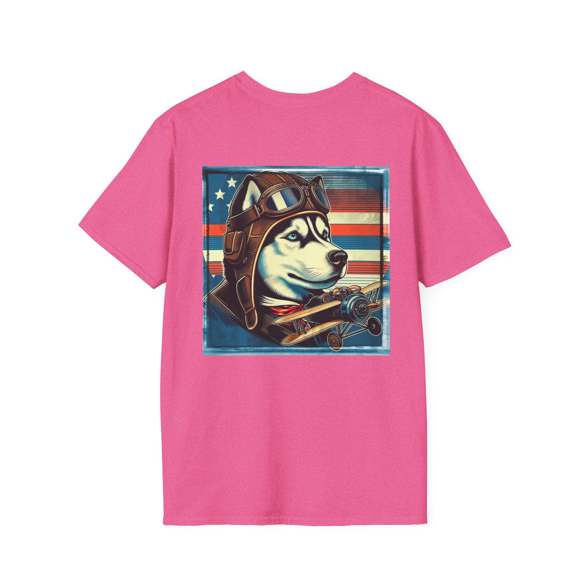 Husky hero shirt Back Design