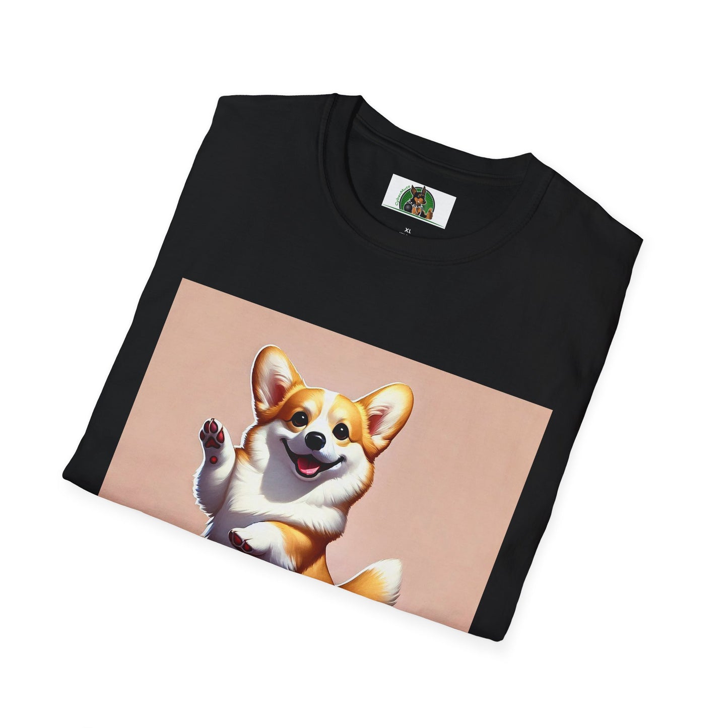 Dancing Pembroke Welsh Corgi T-Shirt T-Shirt Printify