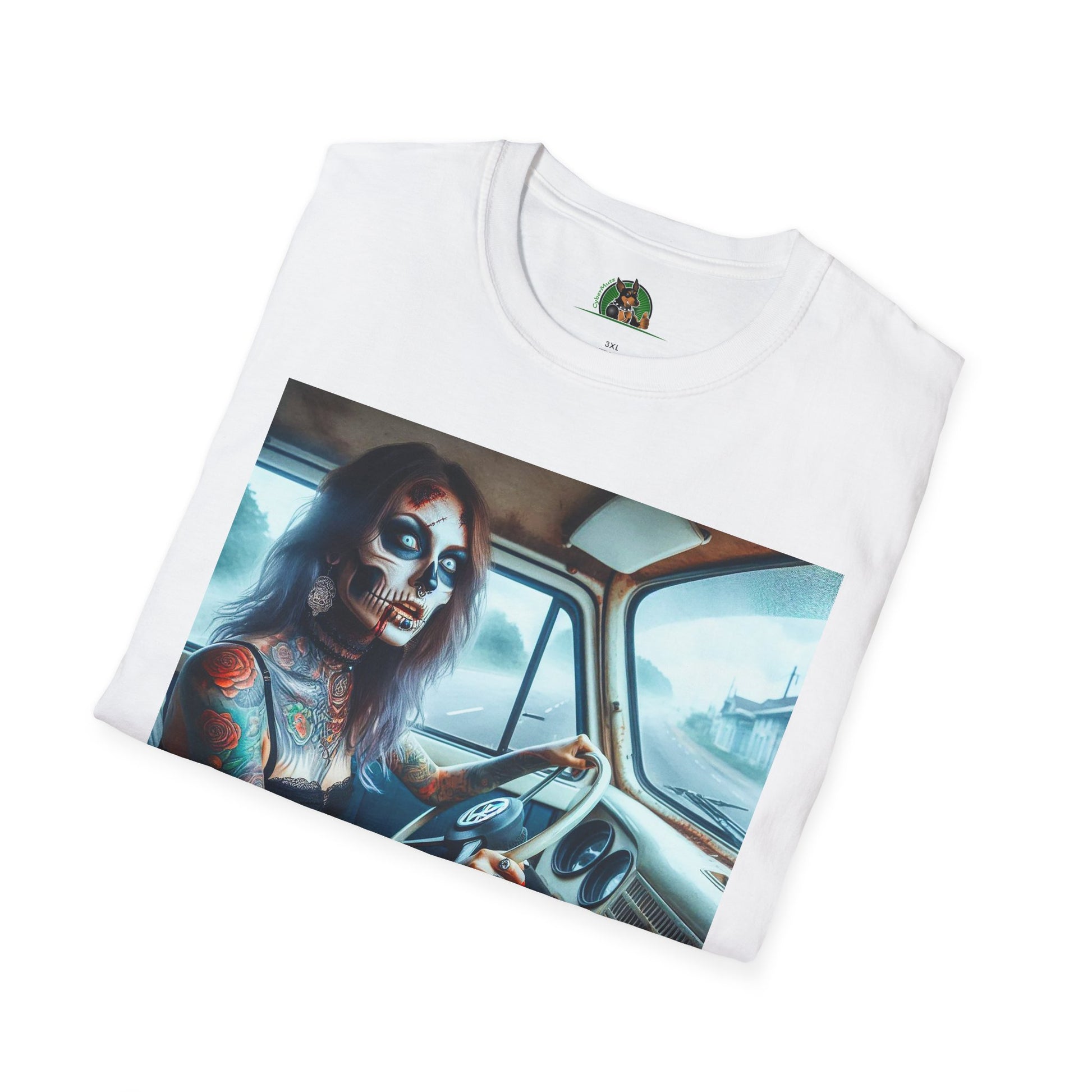 Zombie Girl T-Shirt Printify