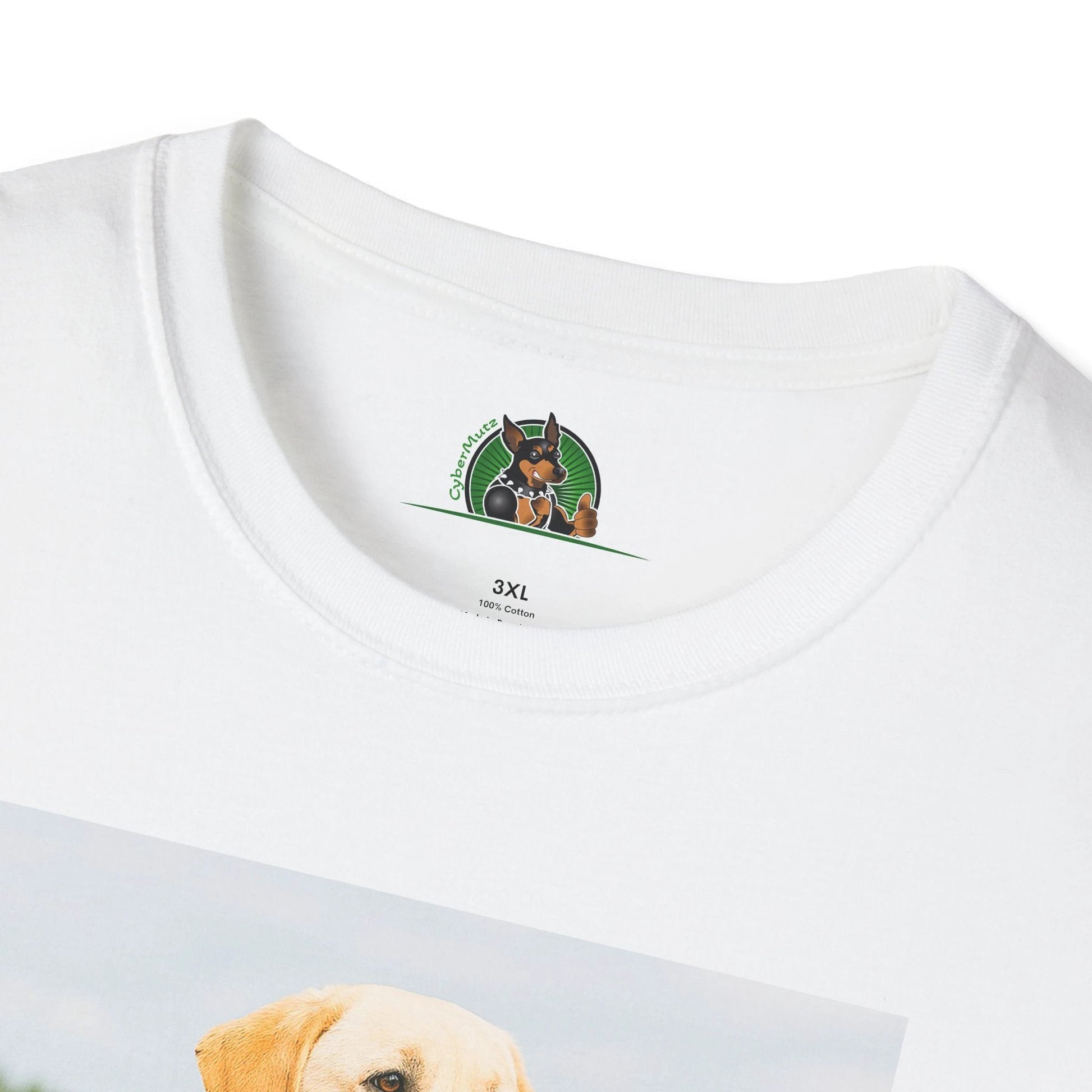 Labrador Retriever Soccer T-Shirt — Dog Lover Sports Tee T-Shirt Printify