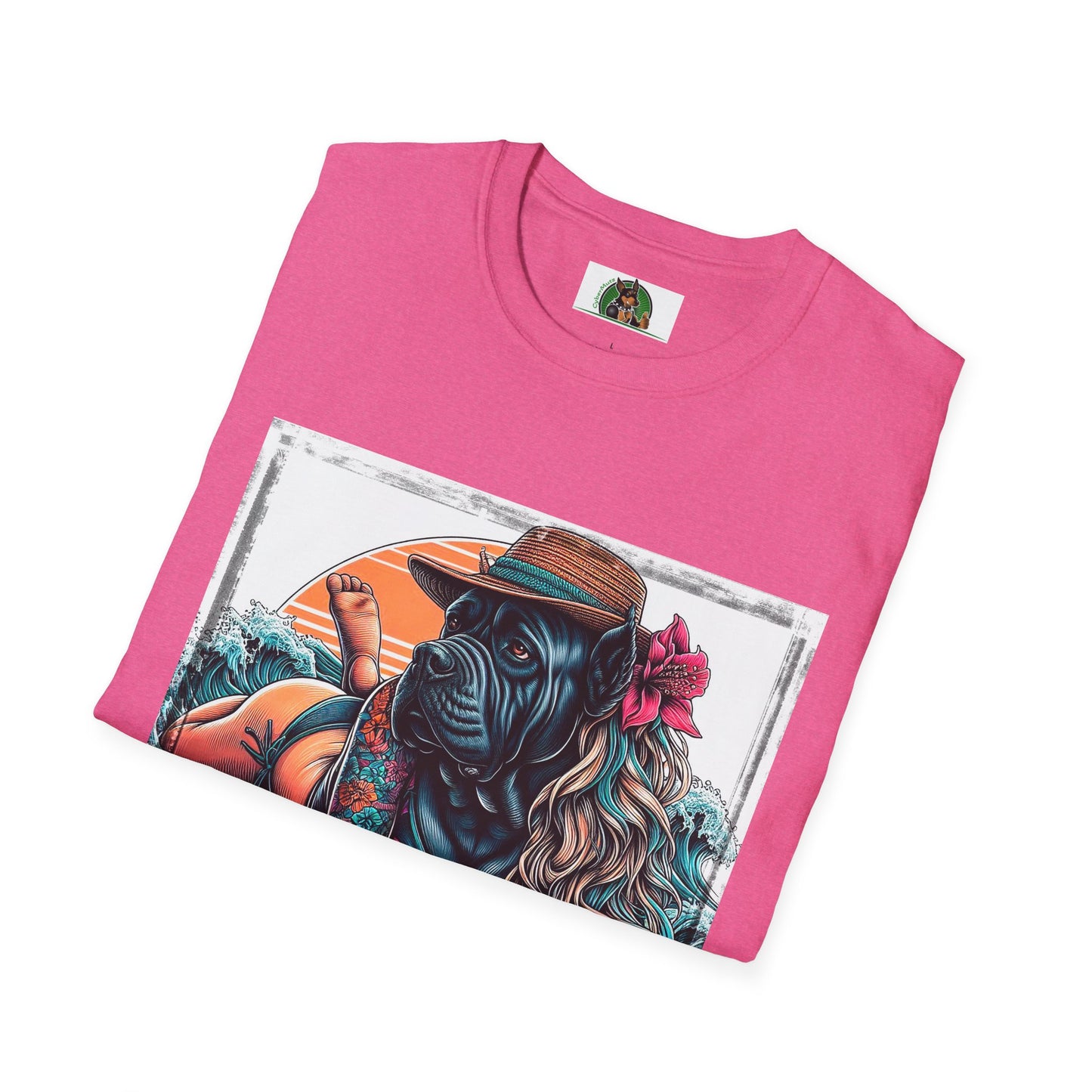 Cane Corso Female Surfer TShirt