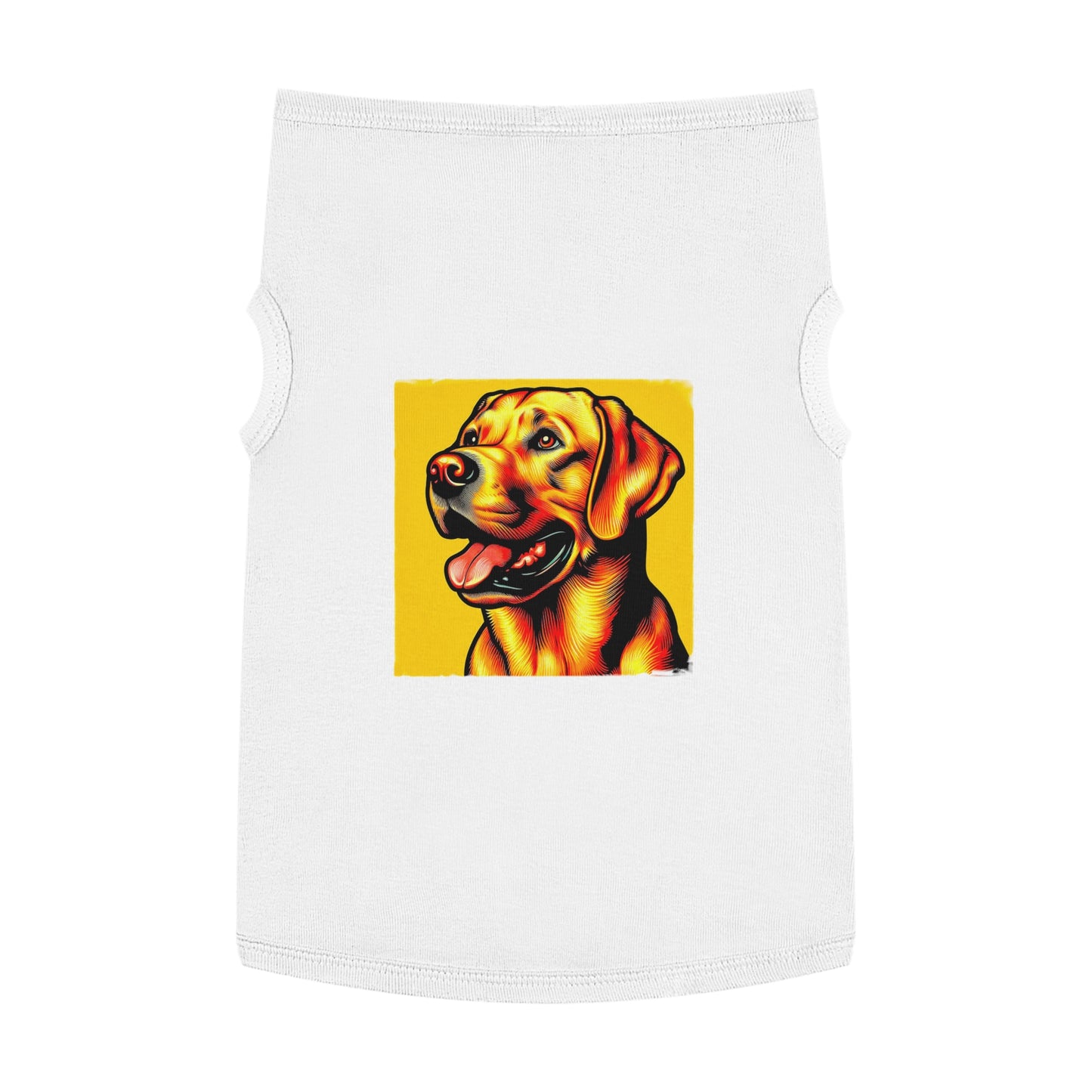 Pet Tank Top Labrador Retriever Pets Printify XL White 