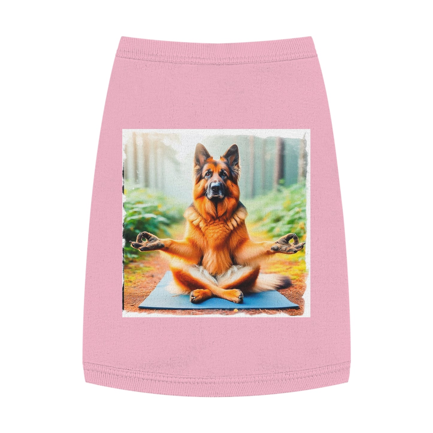 Pet Tank Top German Shepherd Pets Printify M Pink