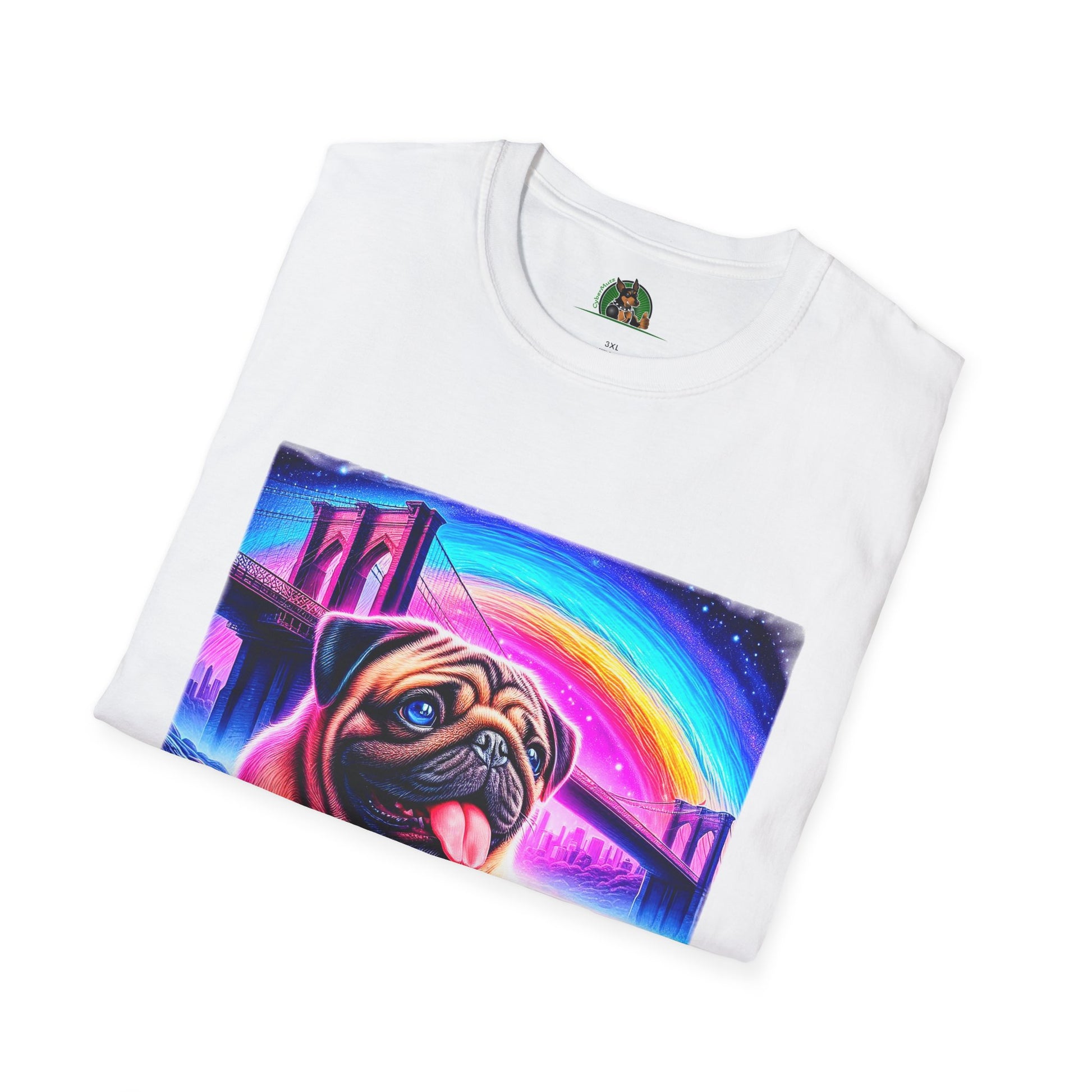 Pugs T-Shirt Printify   