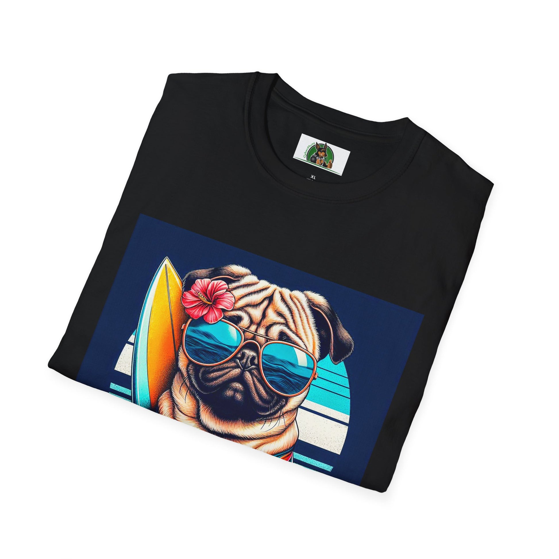 Pugs T-Shirt Printify   