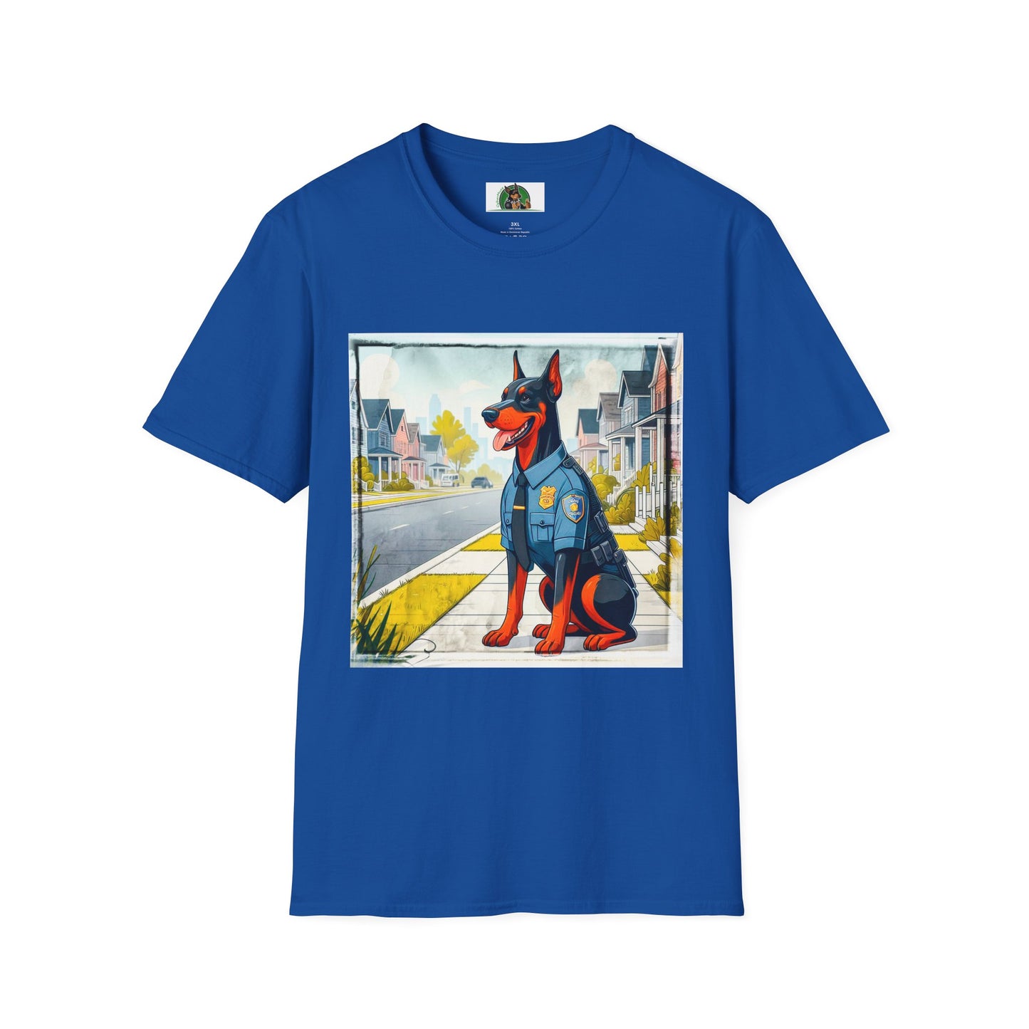 Doberman T-Shirt Printify XS Royal