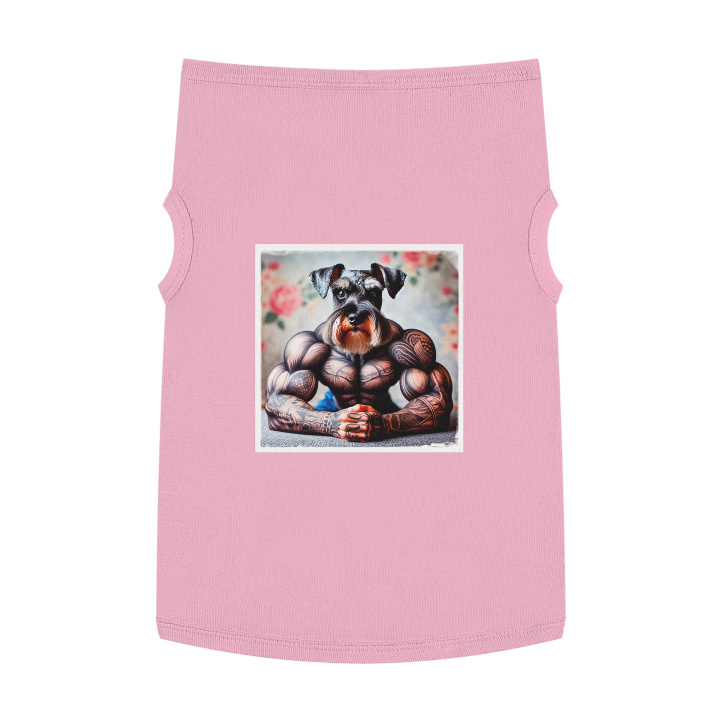 Pet Tank Top Miniature Schnauzer Pets Printify XL Pink 