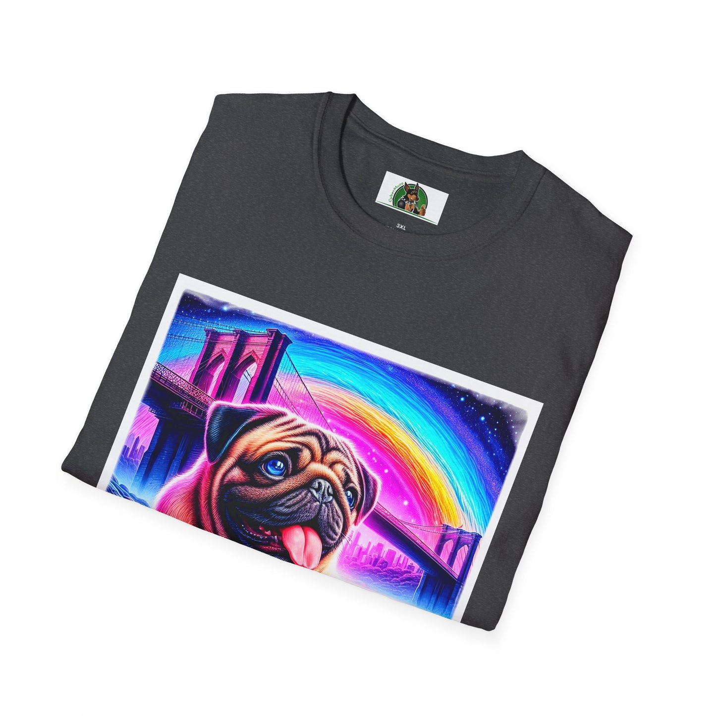 Pugs T-Shirt Printify   