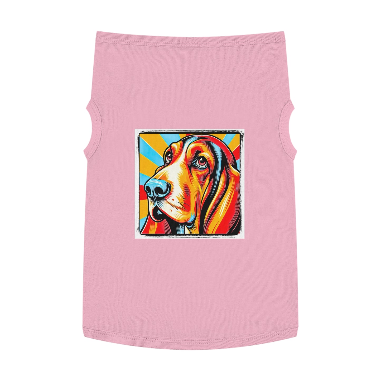 Pet Tank Top Basset Hound Pets Printify XL Pink