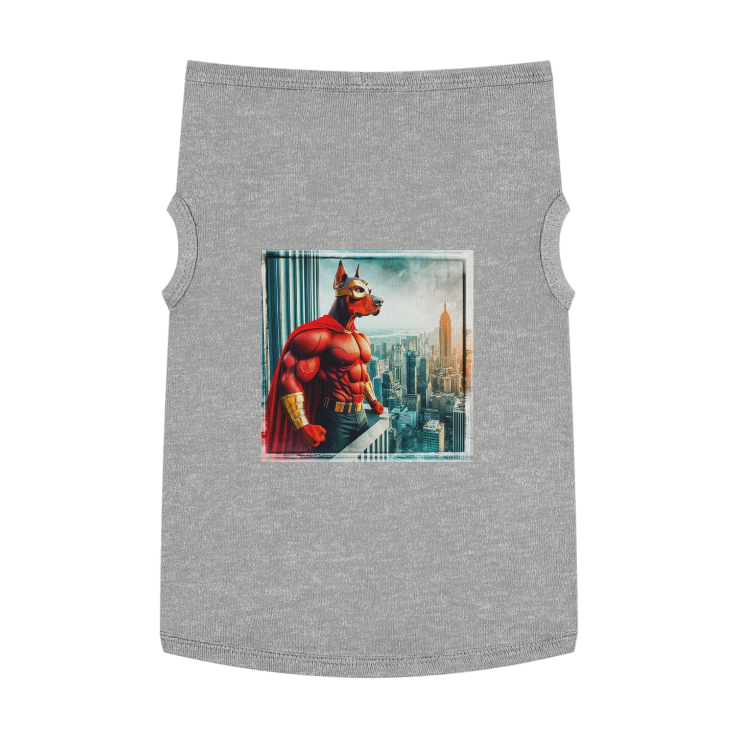 Pet Tank Top Doberman Pets Printify XL Heather