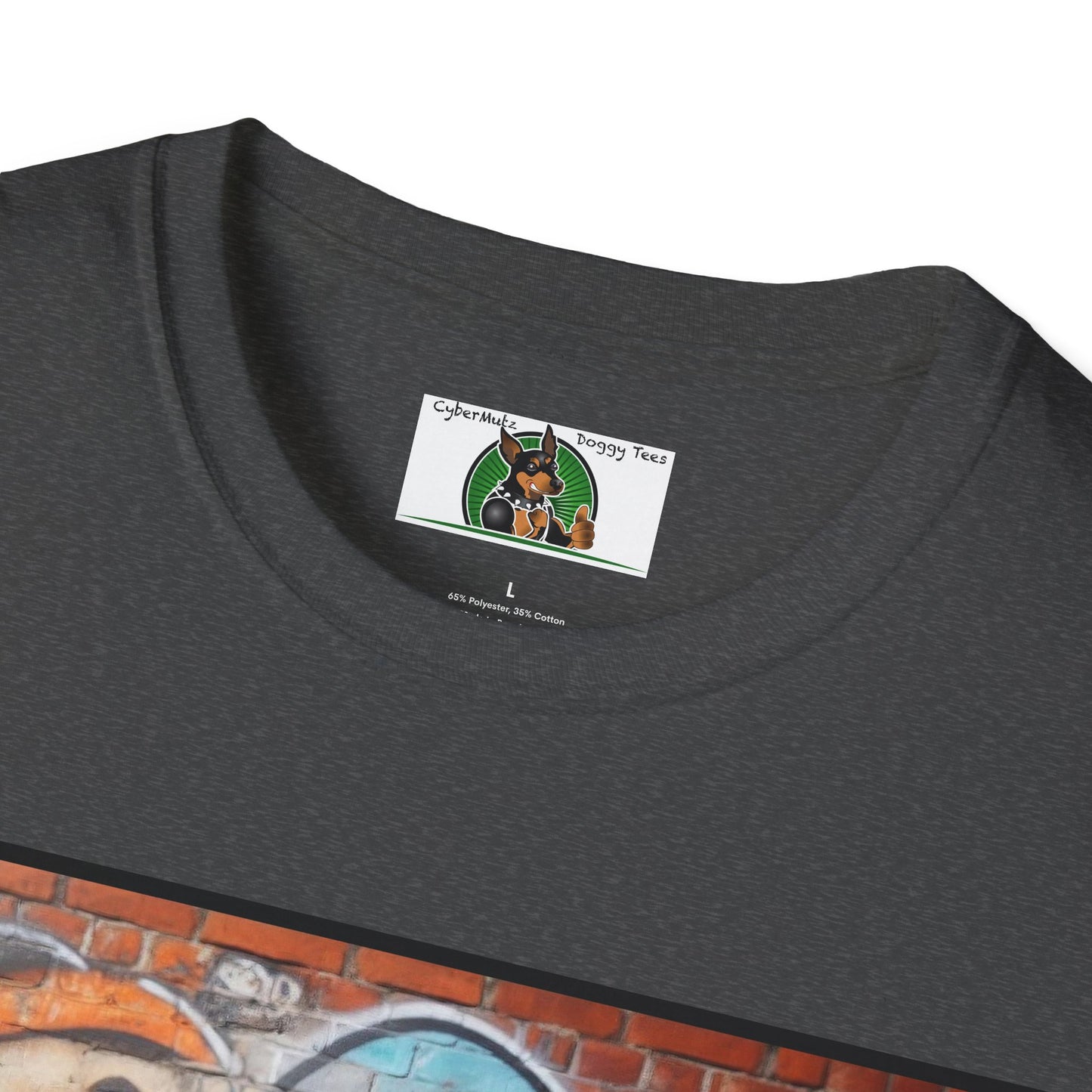 German Shepherd Dog Chillin Unisex Softstyle T-Shirt T-Shirt Printify