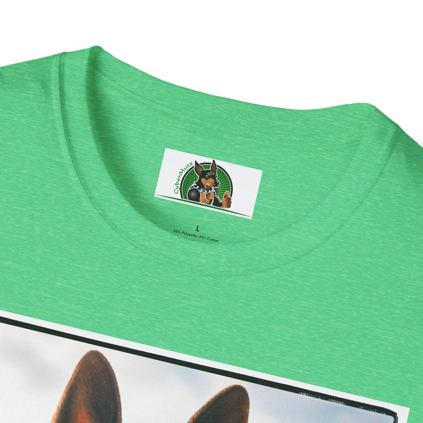 German Shepherd suit and tie shirt