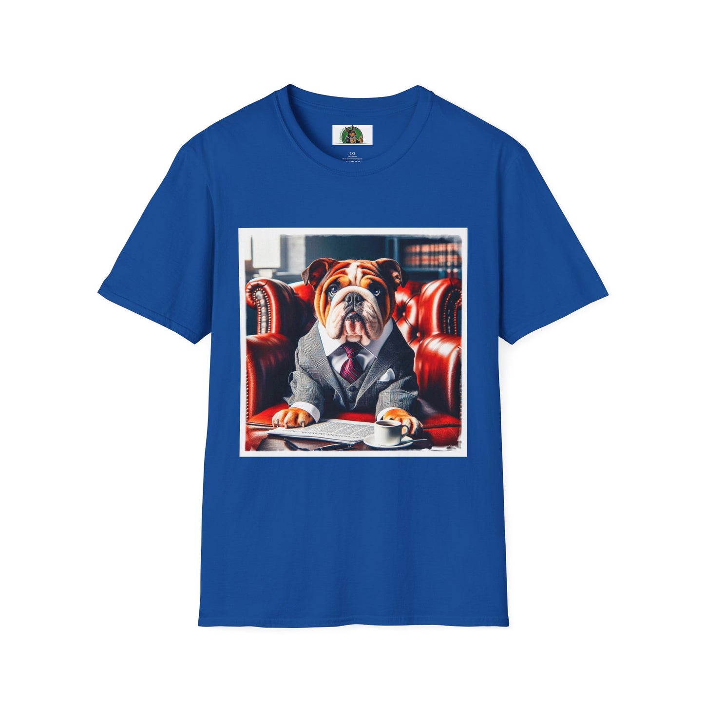 Bulldog T-Shirt Printify XS Royal