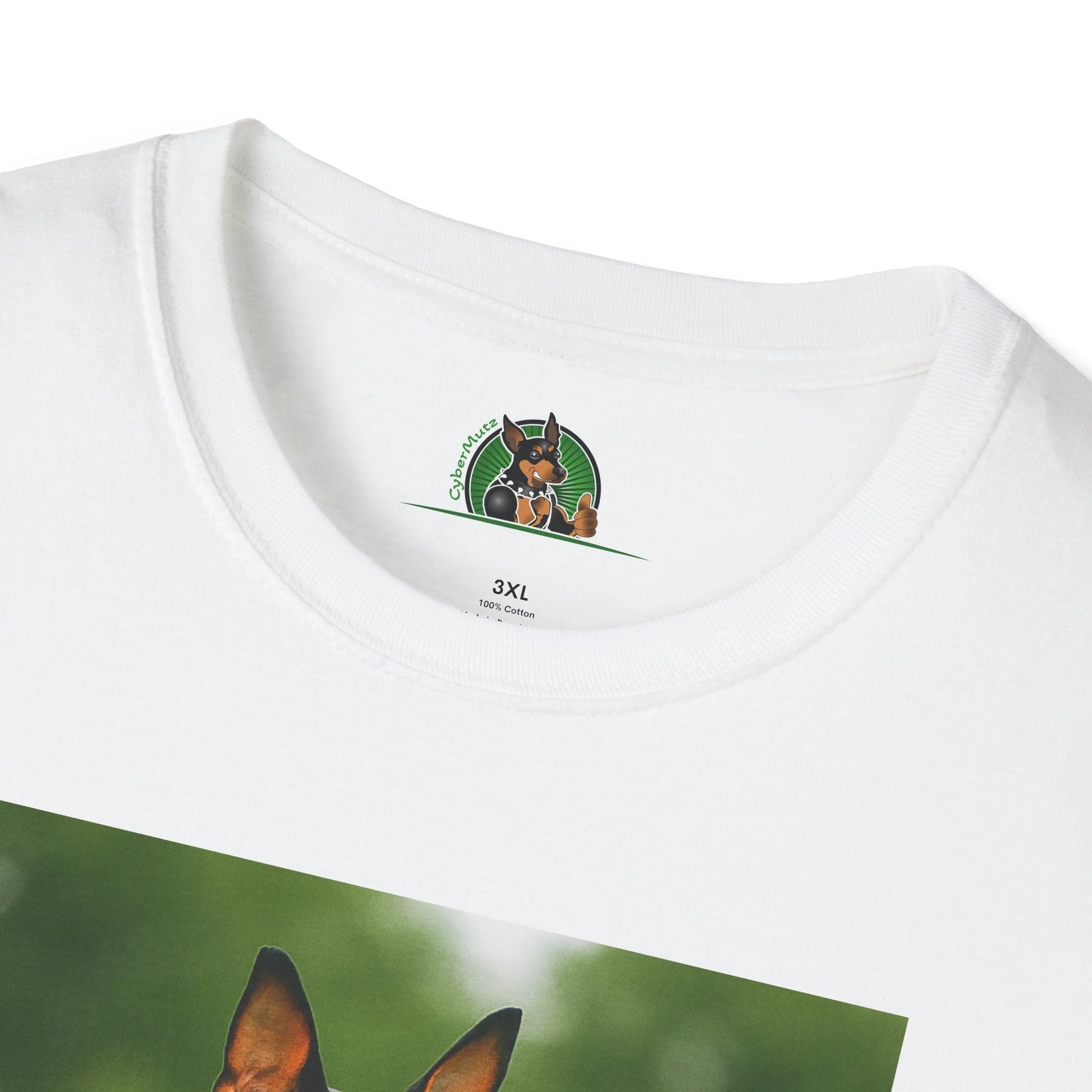 Miniature Pinscher 'Min Pin Golf Tee' T-Shirt — Sports Dog Lover Golf Shirt T-Shirt Printify