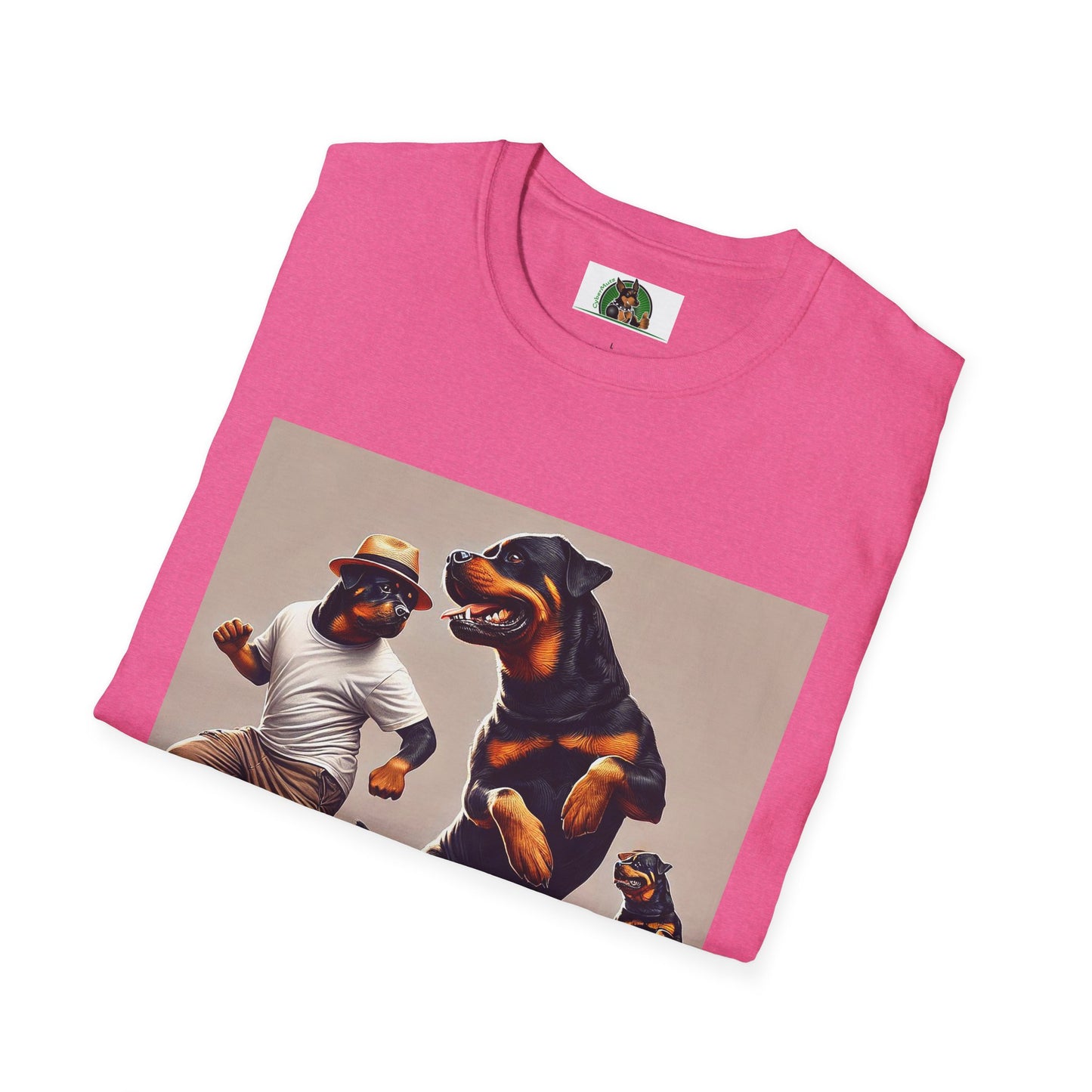 Dancing Rottweiler T-Shirt for Dog Lovers