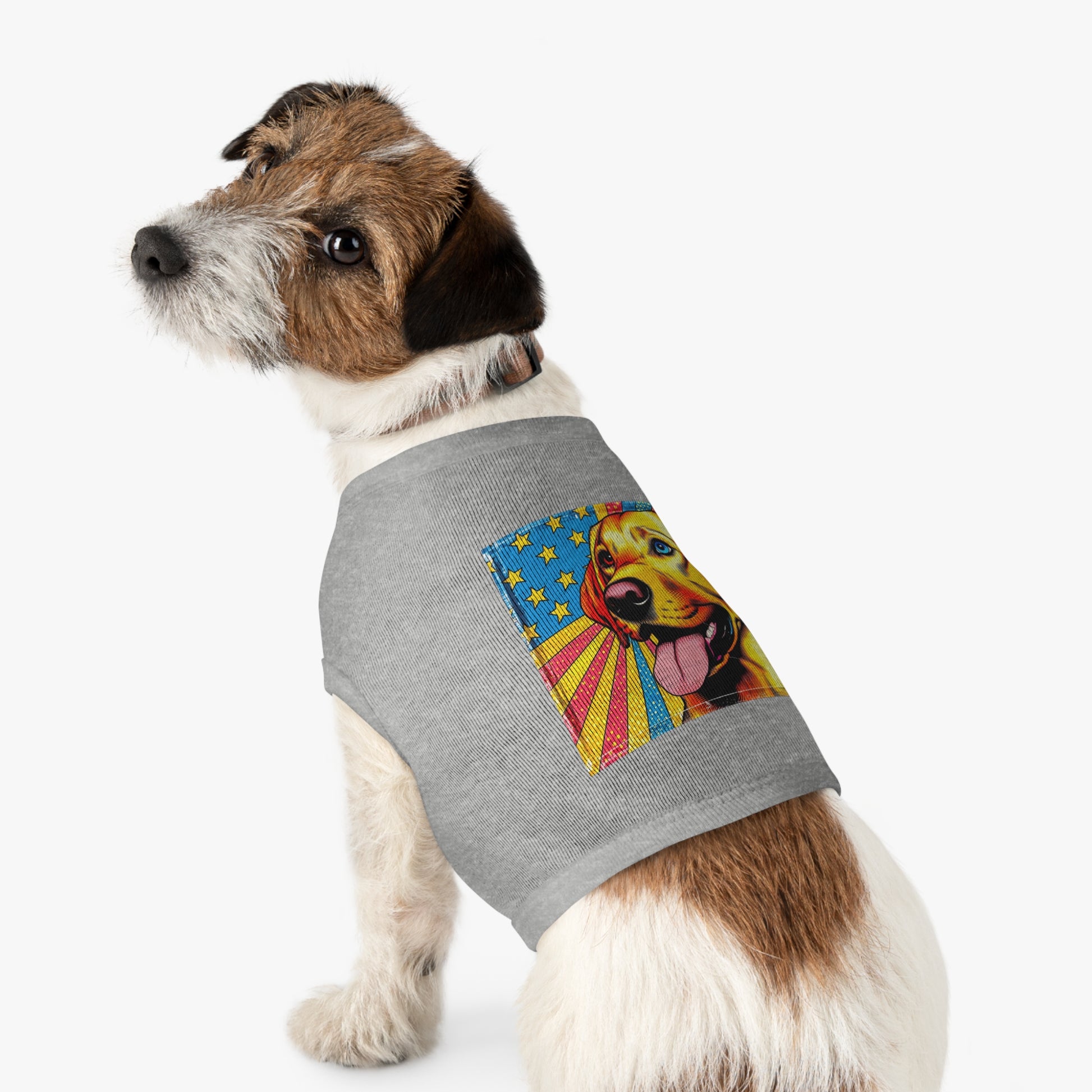 Labrador Retriever Stars and Stripes shirt Pets Printify