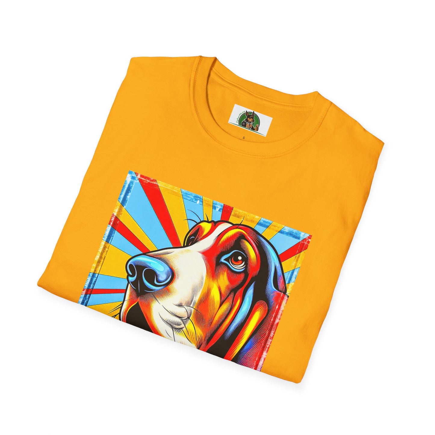 Basset Hound Bright Pop Art Pic