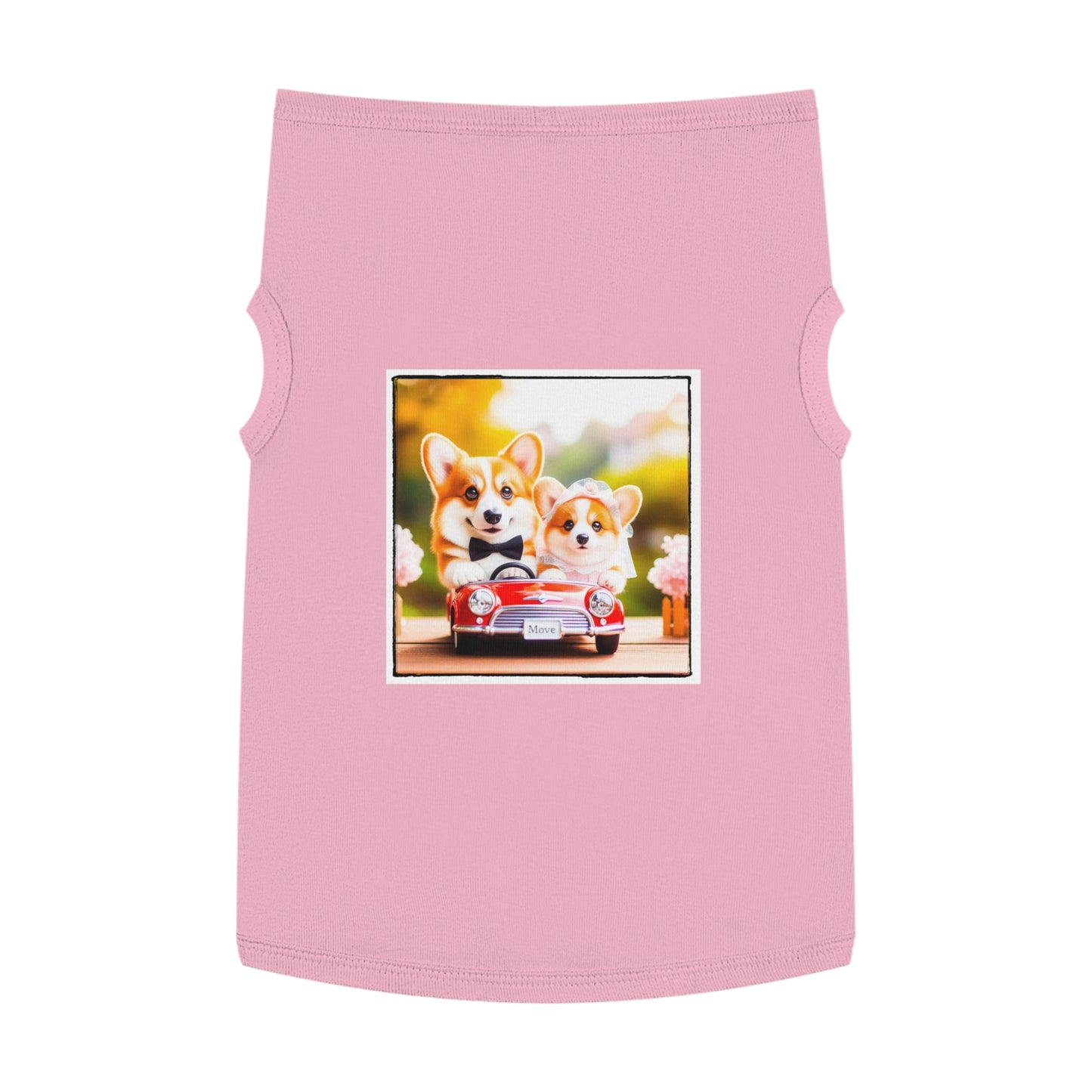 Wacky Pet Tank Top Pembroke Welsh Corgi Pets Printify XL Pink 