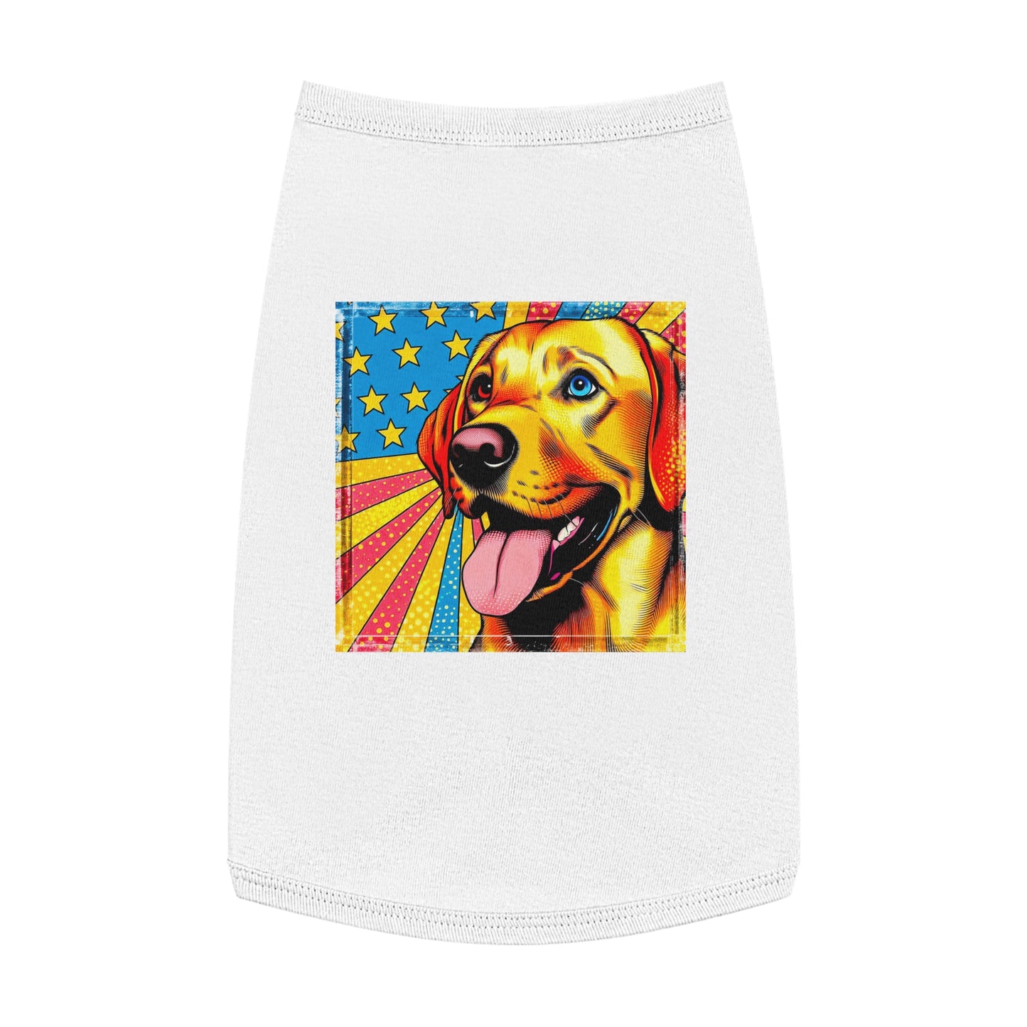 Pet Tank Top Labrador Retriever Pets Printify L White 