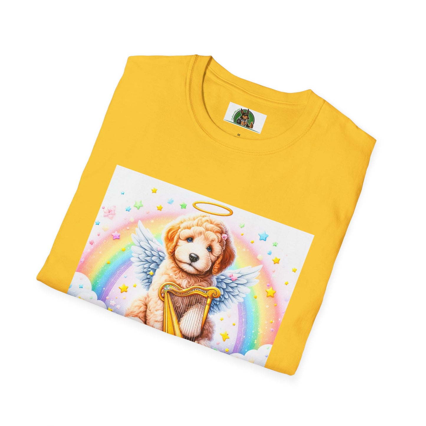 Golden Doodle colorful Angel shirt
