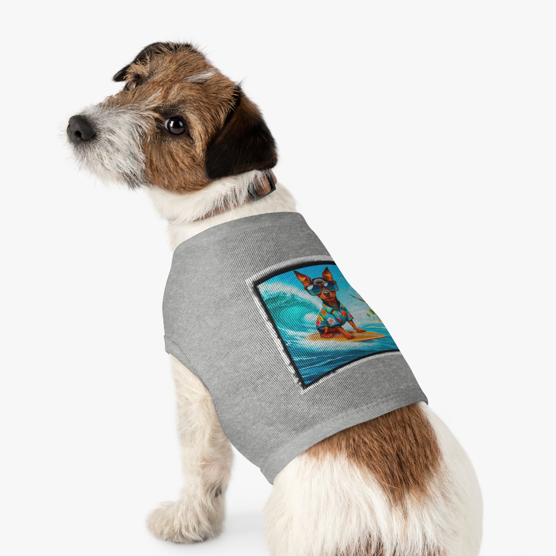 Dog Tank Top - Min Pin Tank Tops Pets Printify   