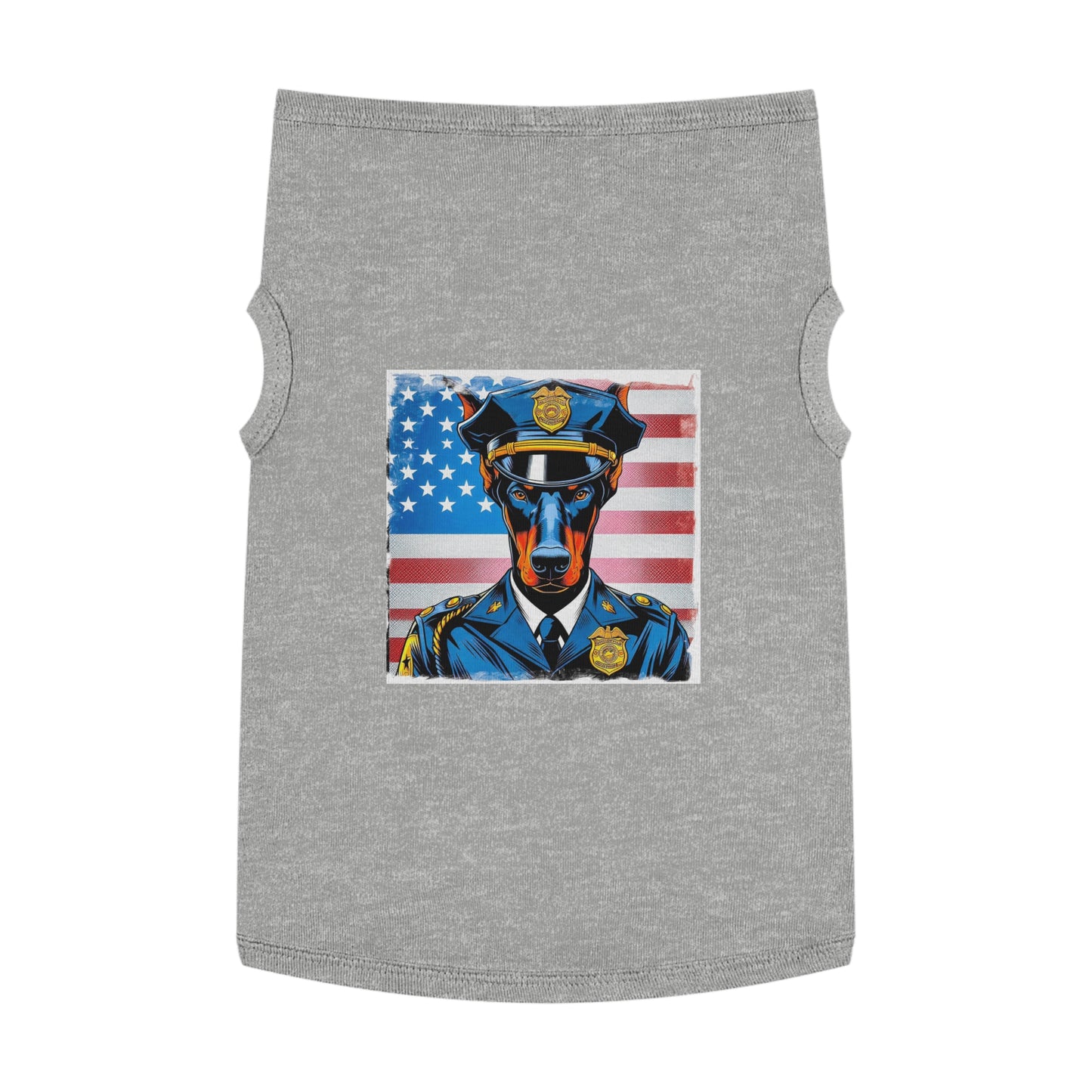 Pet Tank Top Doberman Pets Printify XL Heather 